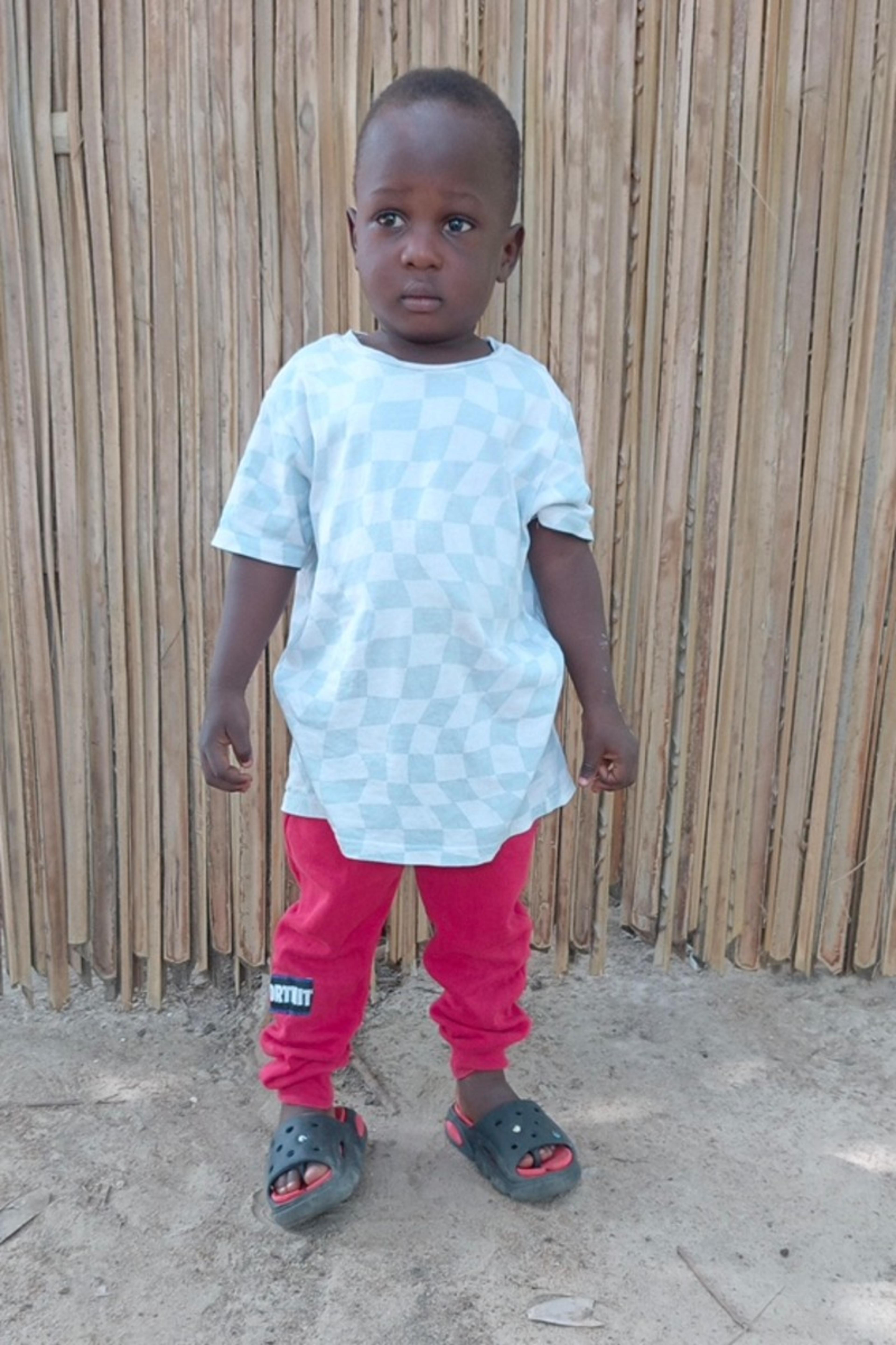 An unsponsored boy named Ghislain from Togo who lives in an AIDS-affected area, is vulnerable to exploitation and has waited 522 days for a sponsor.