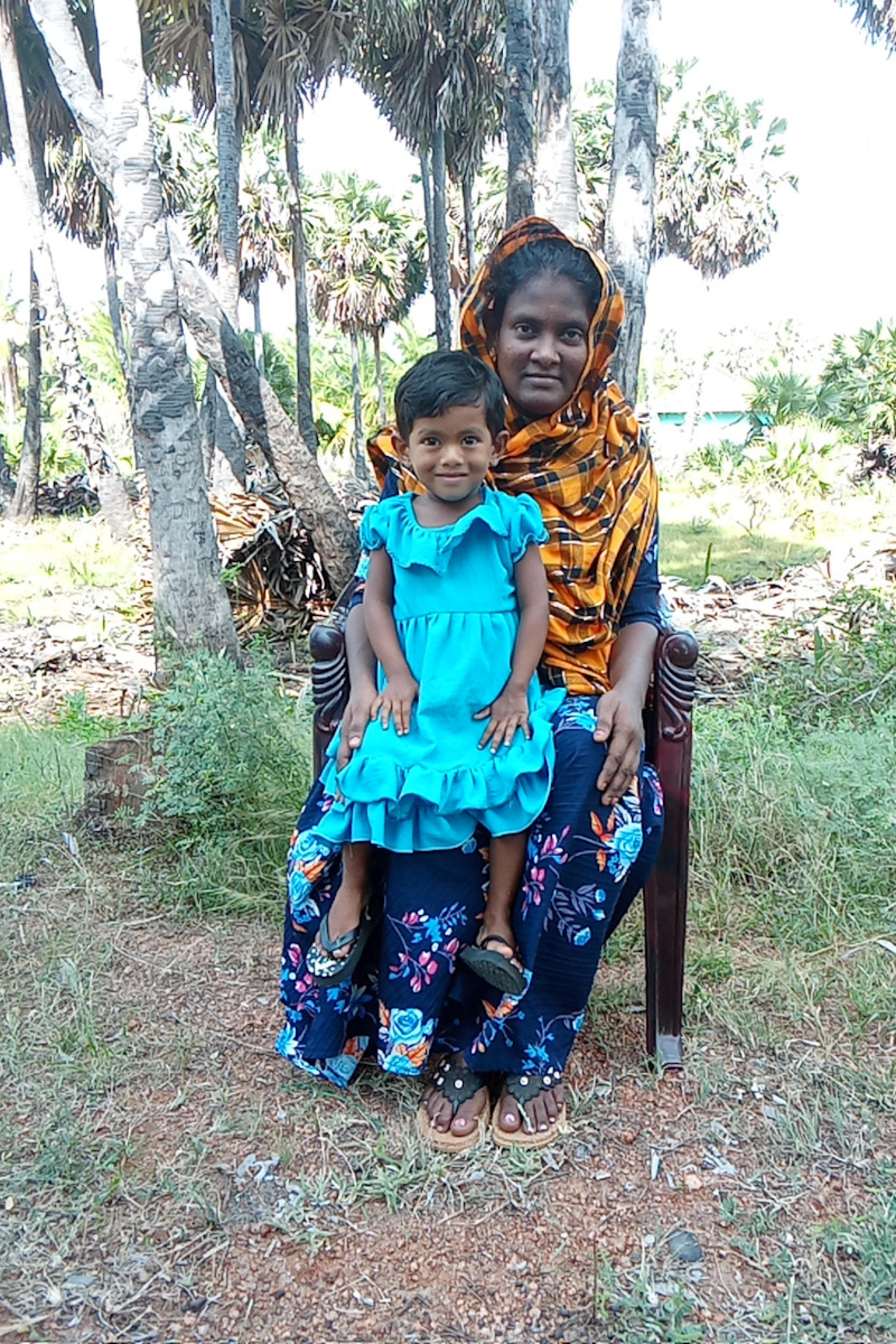 An unsponsored girl named Asma from Sri Lanka who has waited 516 days for a sponsor.