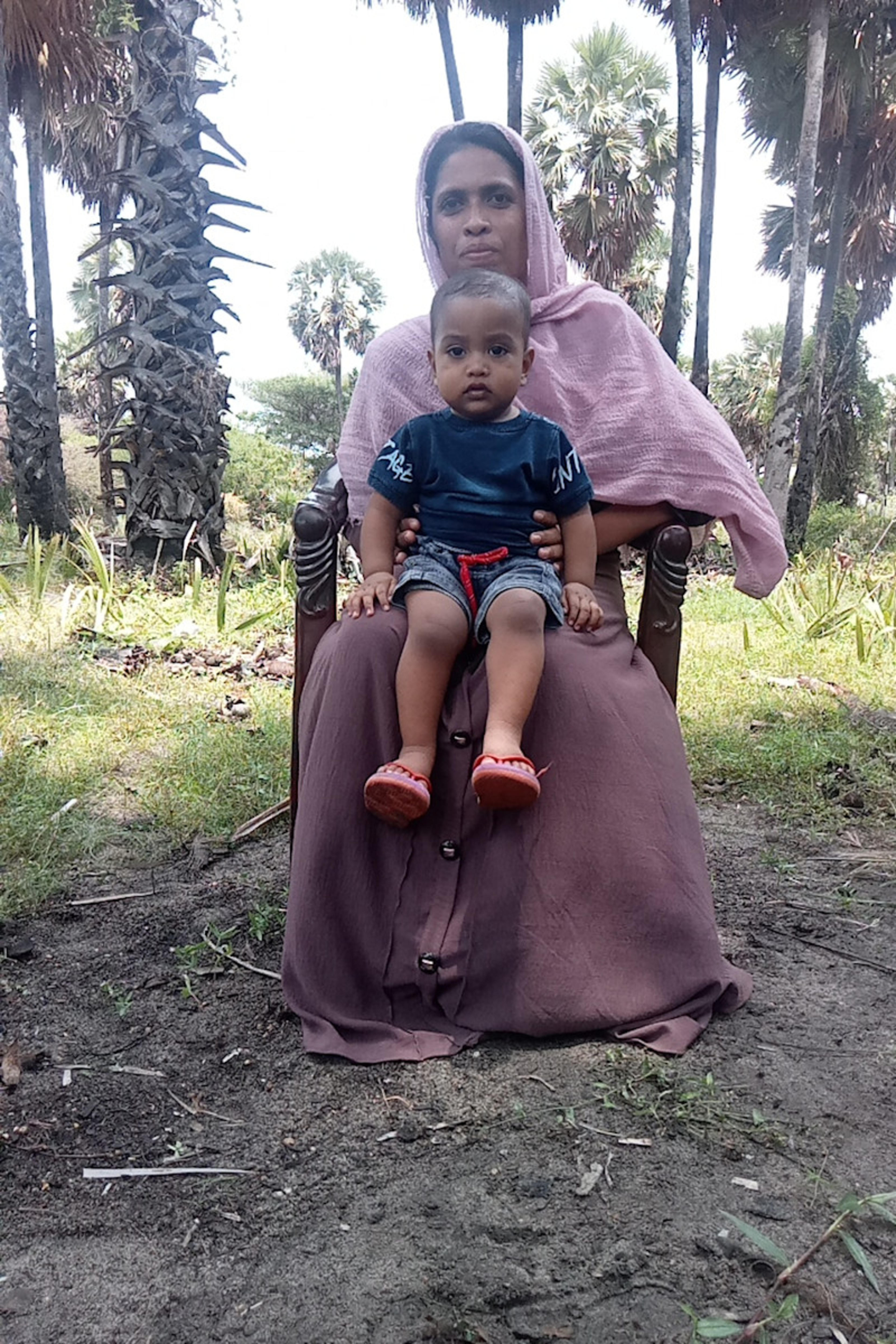 An unsponsored boy named Rihaf from Sri Lanka who has waited 474 days for a sponsor.