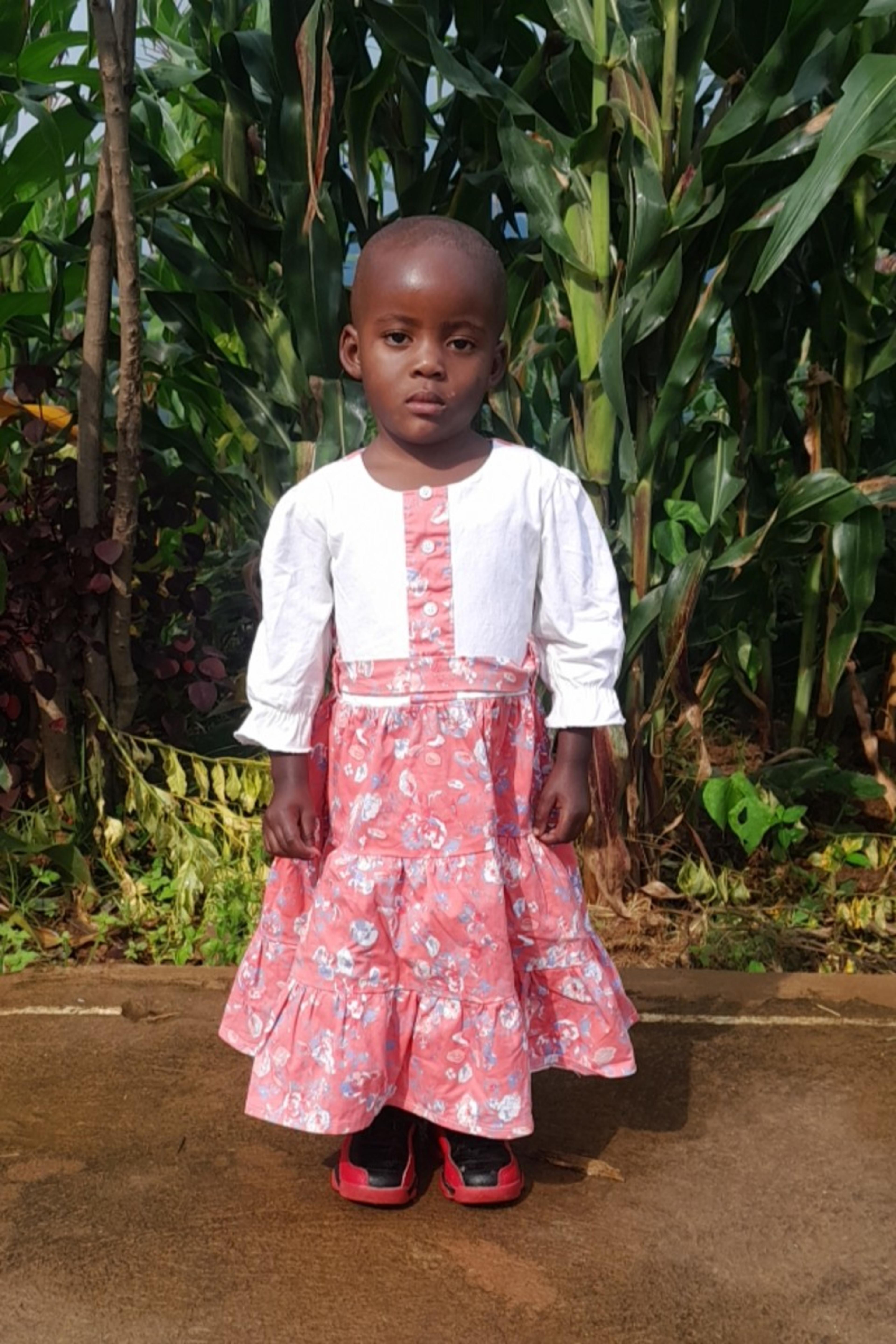 An unsponsored girl named Juslene from Rwanda who lives in an AIDS-affected area, is vulnerable to exploitation and has waited 599 days for a sponsor.