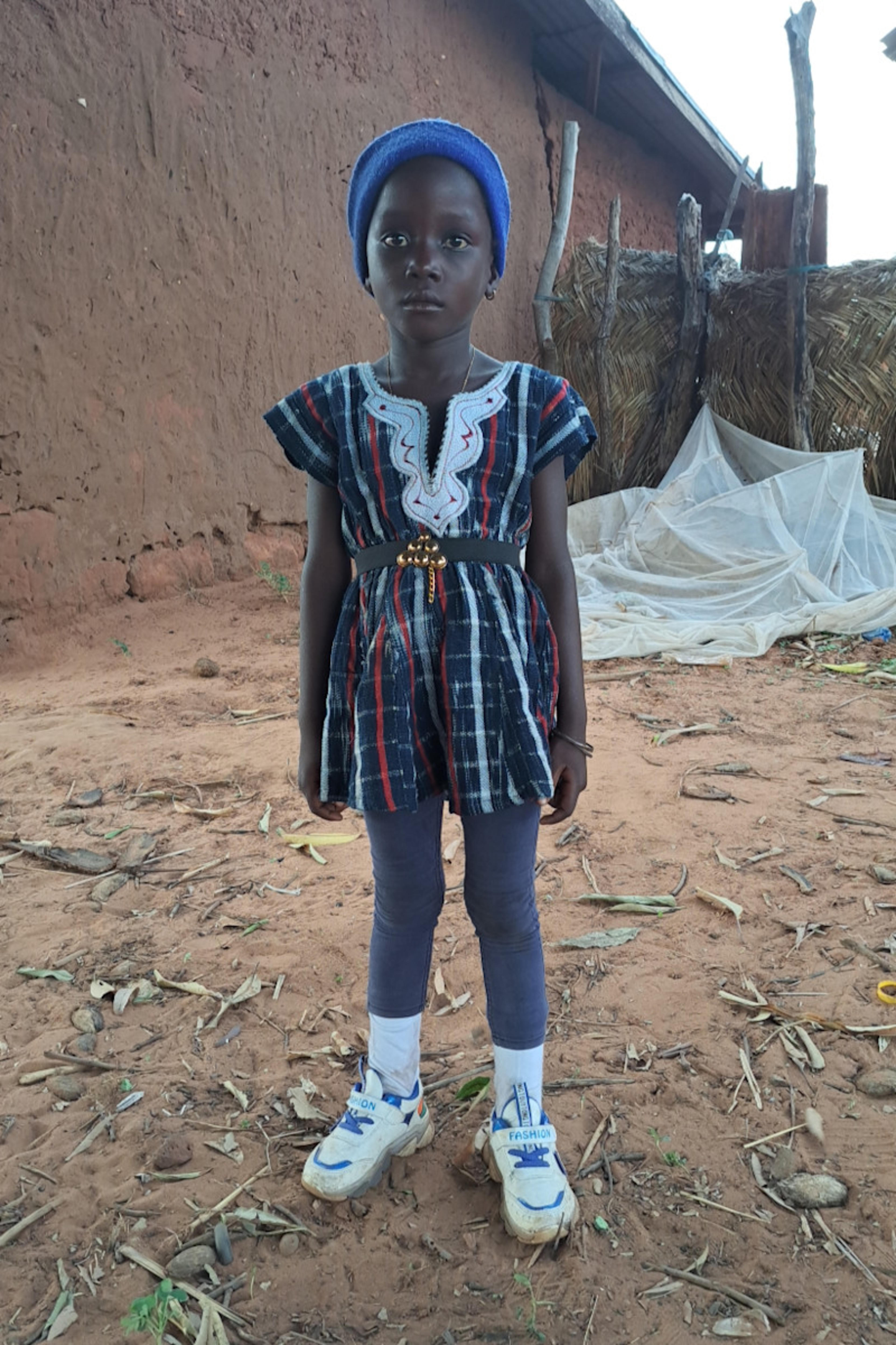 An unsponsored girl named Leticia from Ghana who lives in an AIDS-affected area and has waited 494 days for a sponsor.