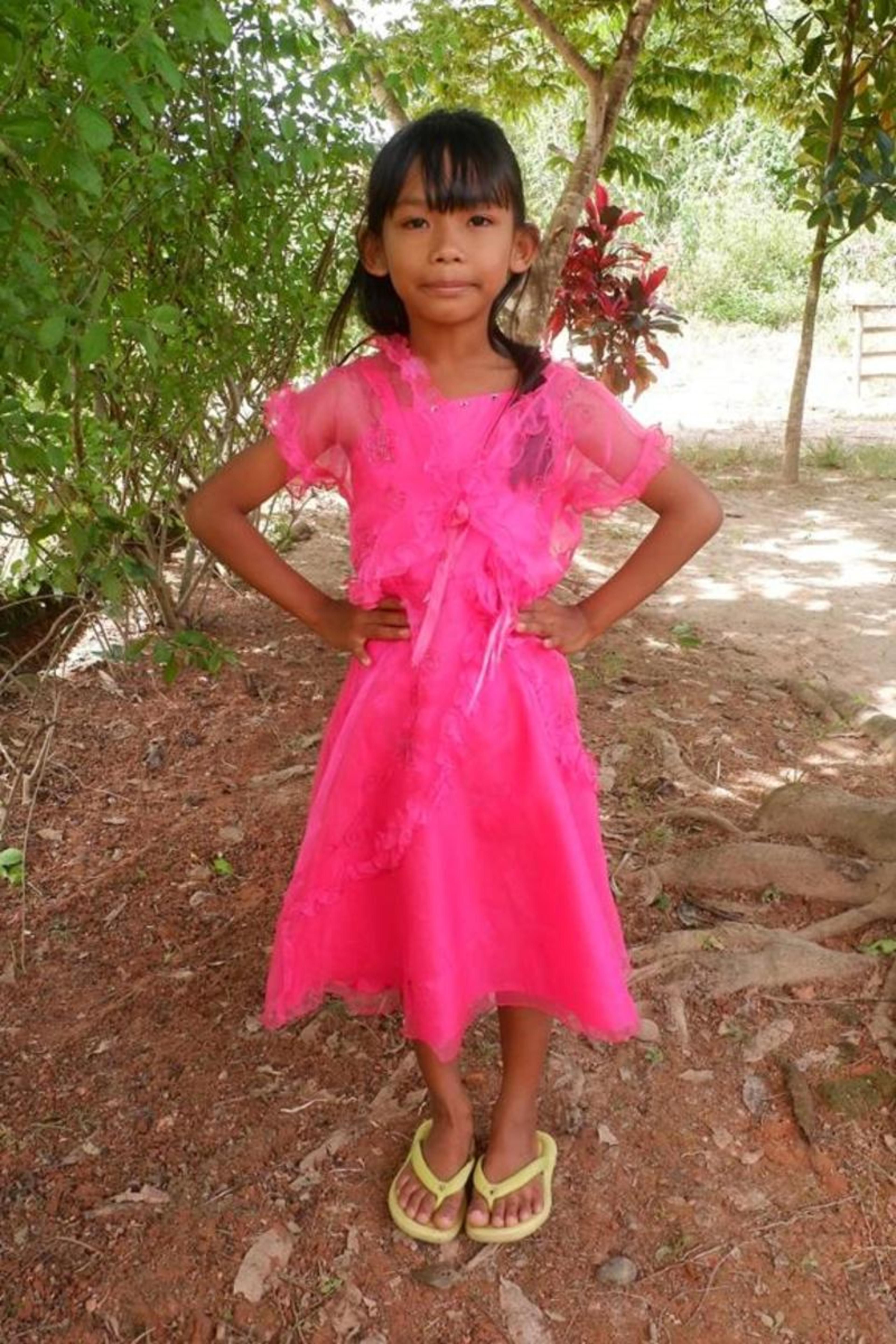 An unsponsored girl named Acha from Indonesia who has waited 490 days for a sponsor.
