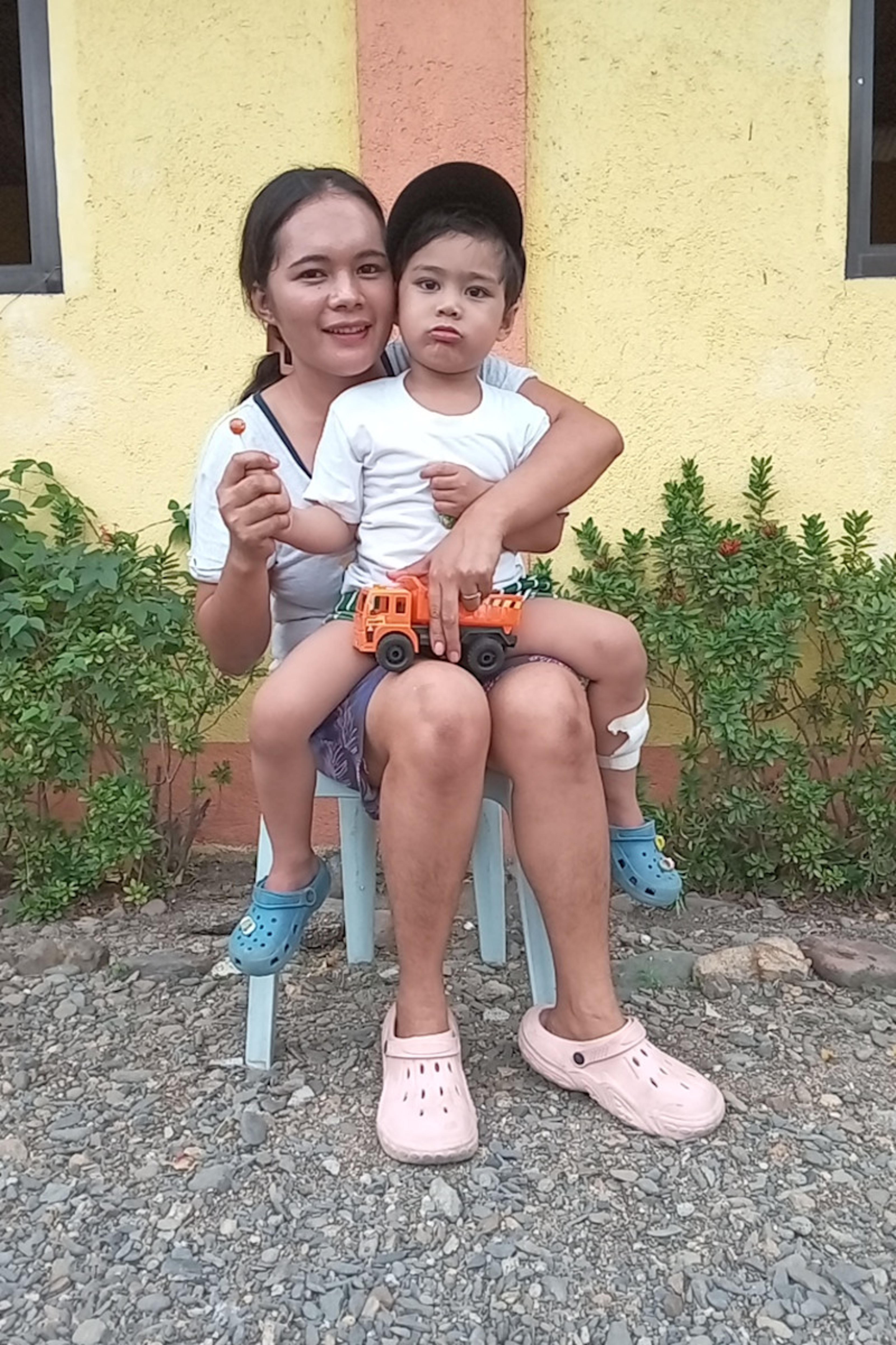 An unsponsored boy named Pierce from Philippines who has waited 479 days for a sponsor.