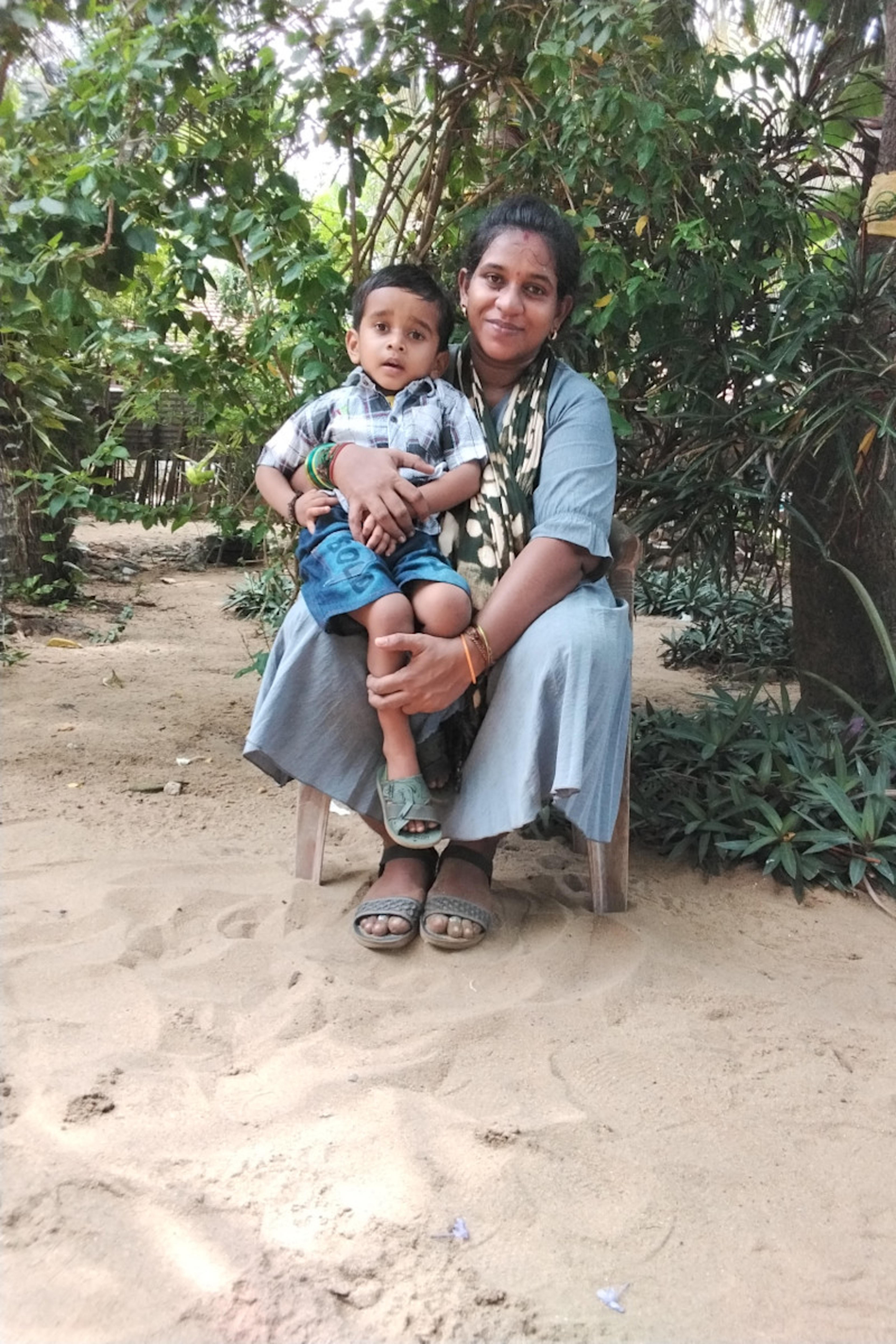 An unsponsored boy named Moniks from Sri Lanka who has waited 512 days for a sponsor.