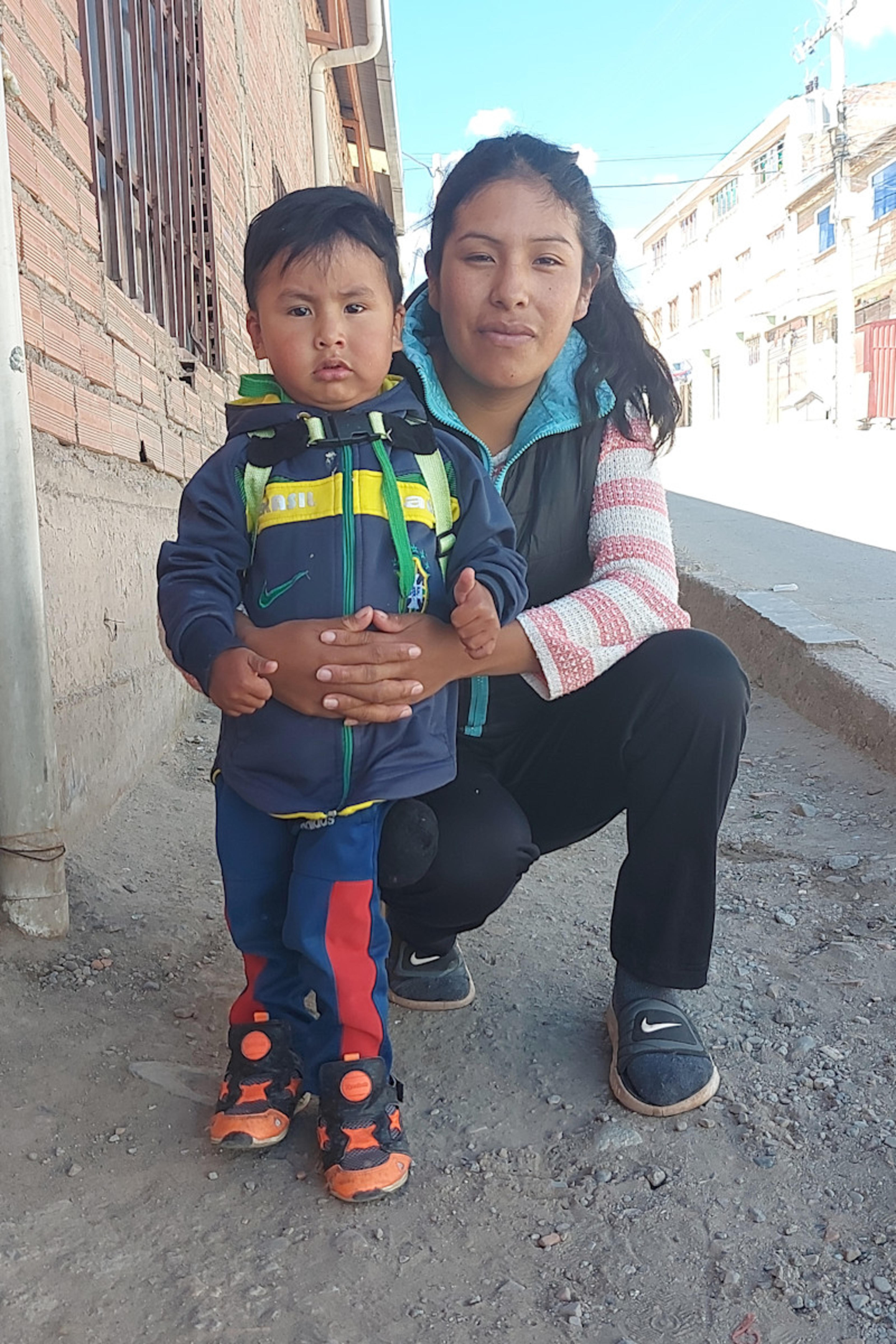 An unsponsored boy named Crismart from Bolivia who has waited 404 days for a sponsor.
