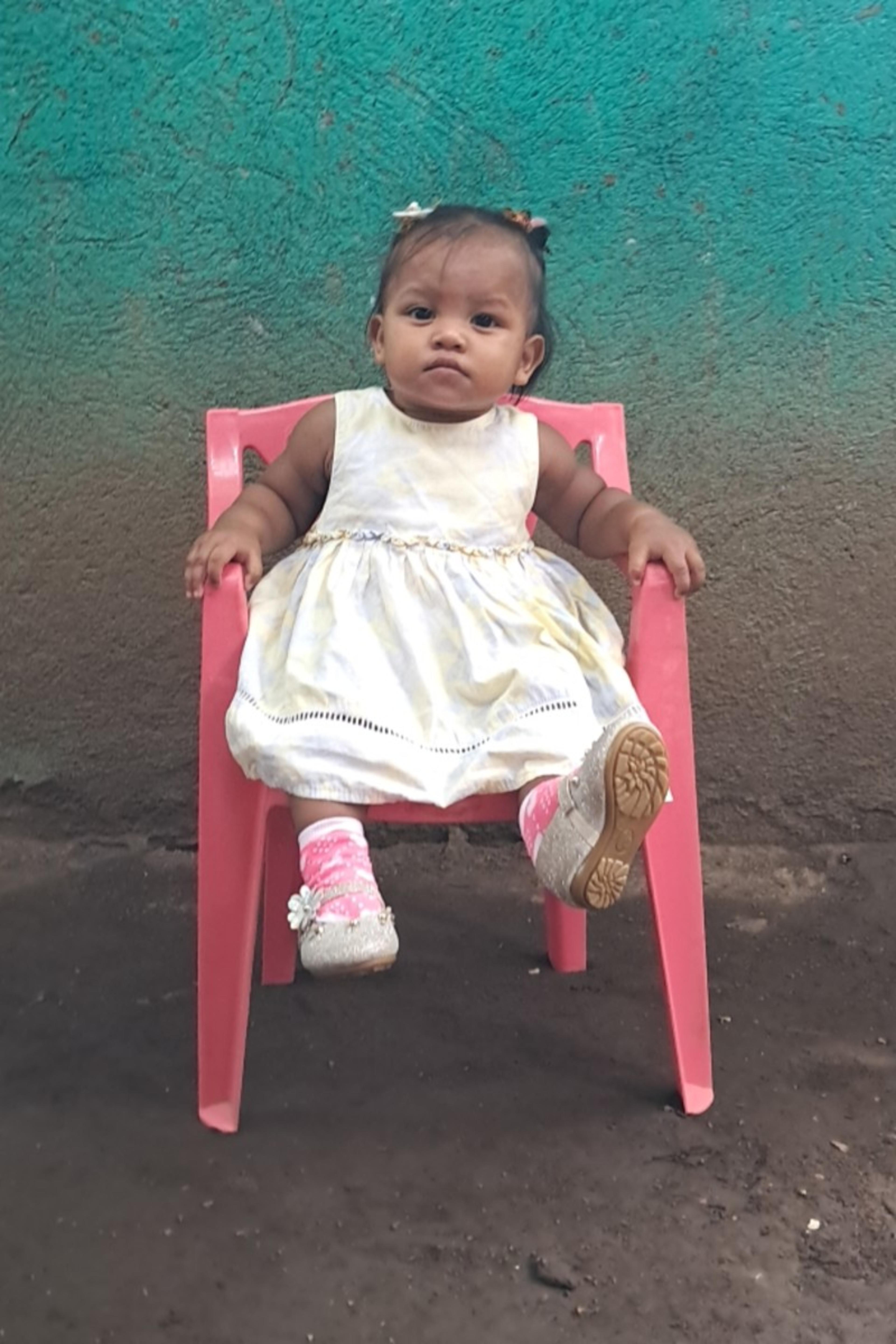 An unsponsored girl named Greyci from Nicaragua who has waited 517 days for a sponsor.