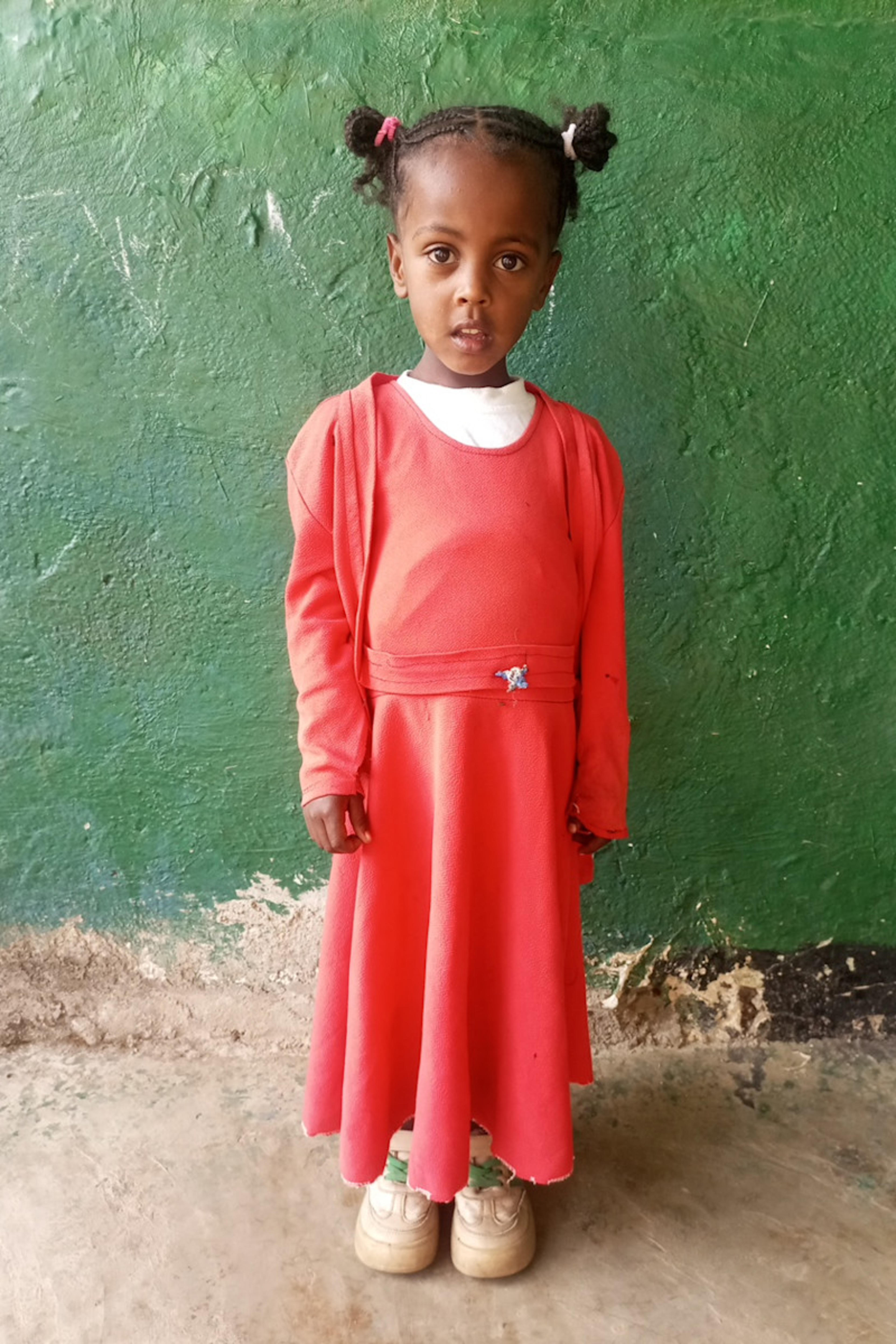 An unsponsored girl named Nigist from Ethiopia who lives in an AIDS-affected area, is vulnerable to exploitation and has waited 481 days for a sponsor.