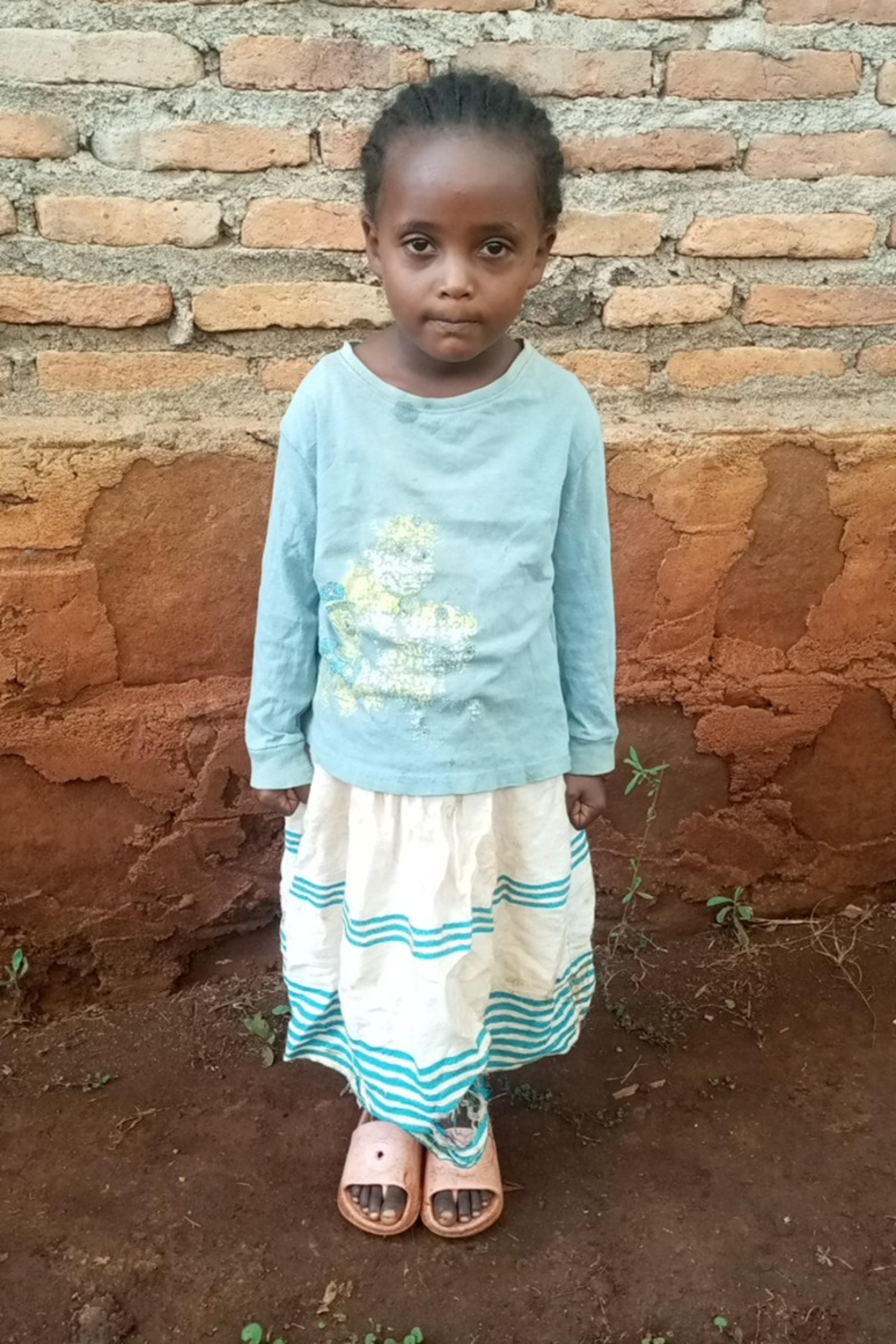 An unsponsored girl named Bilise from Ethiopia who lives in an AIDS-affected area, is vulnerable to exploitation and has waited 480 days for a sponsor.