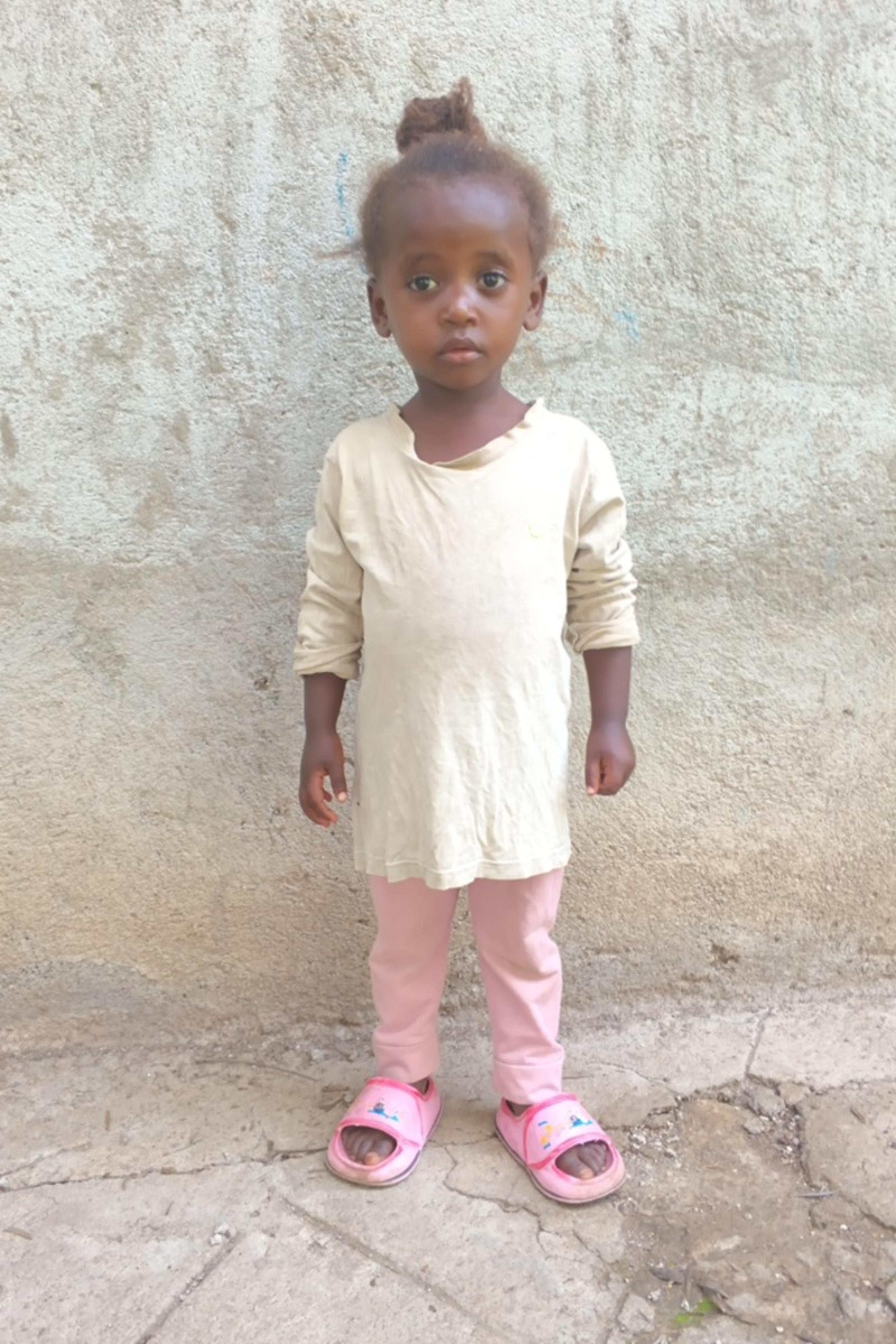 An unsponsored girl named Bethelihem from Ethiopia who lives in an AIDS-affected area, is vulnerable to exploitation and has waited 478 days for a sponsor.