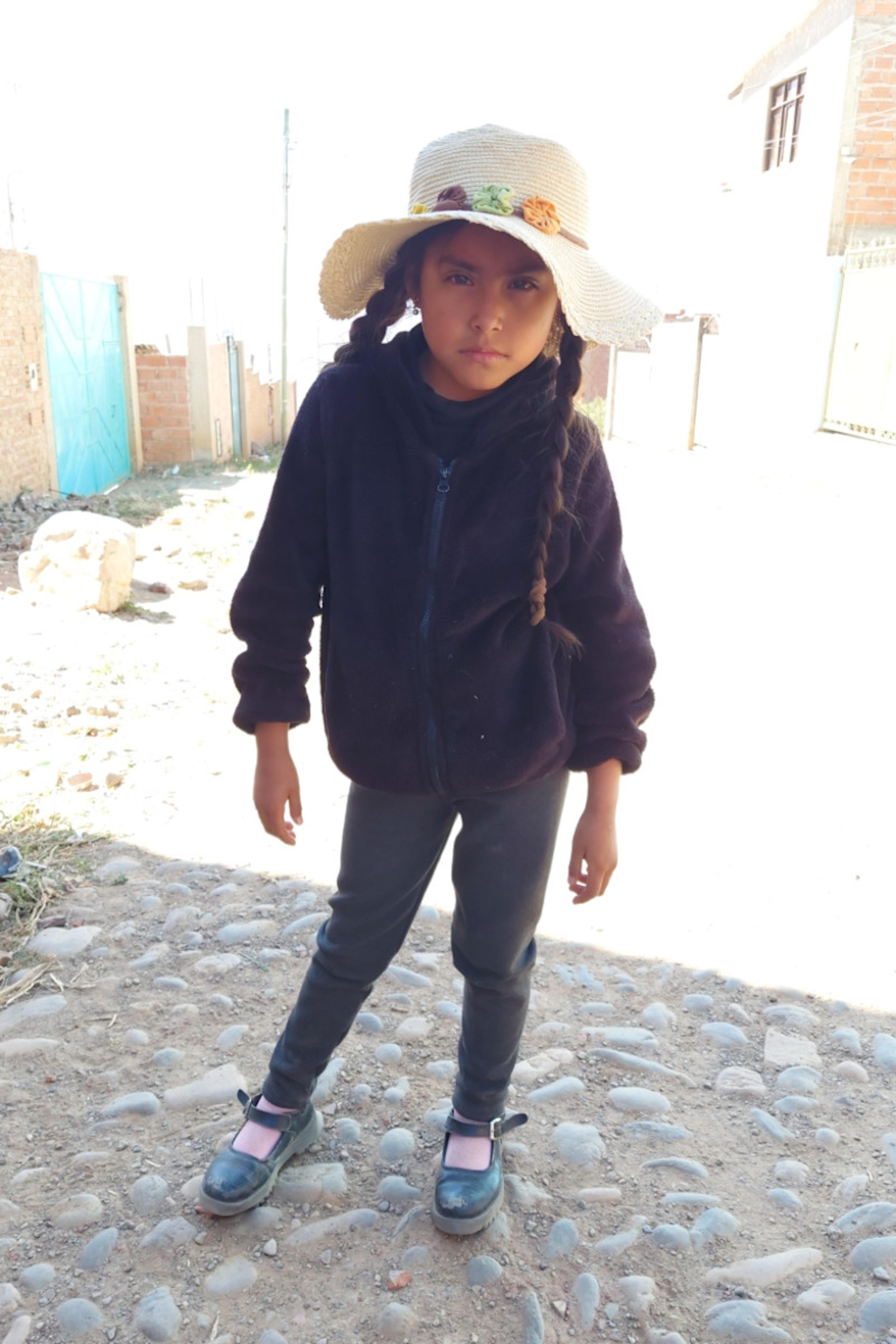 An unsponsored girl named Katherin from Bolivia who has waited 494 days for a sponsor.