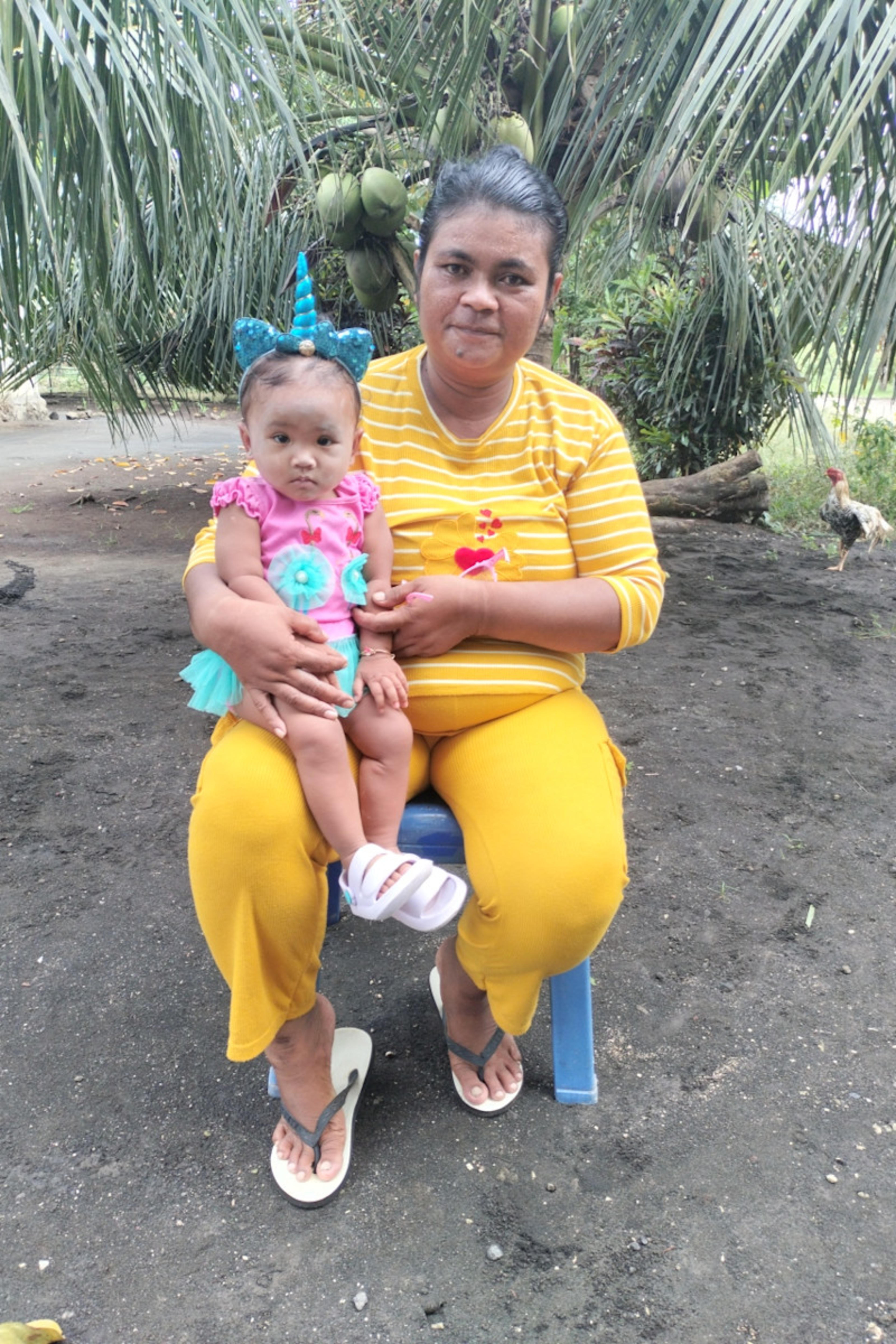 An unsponsored girl named Mei from Indonesia who has waited 492 days for a sponsor.