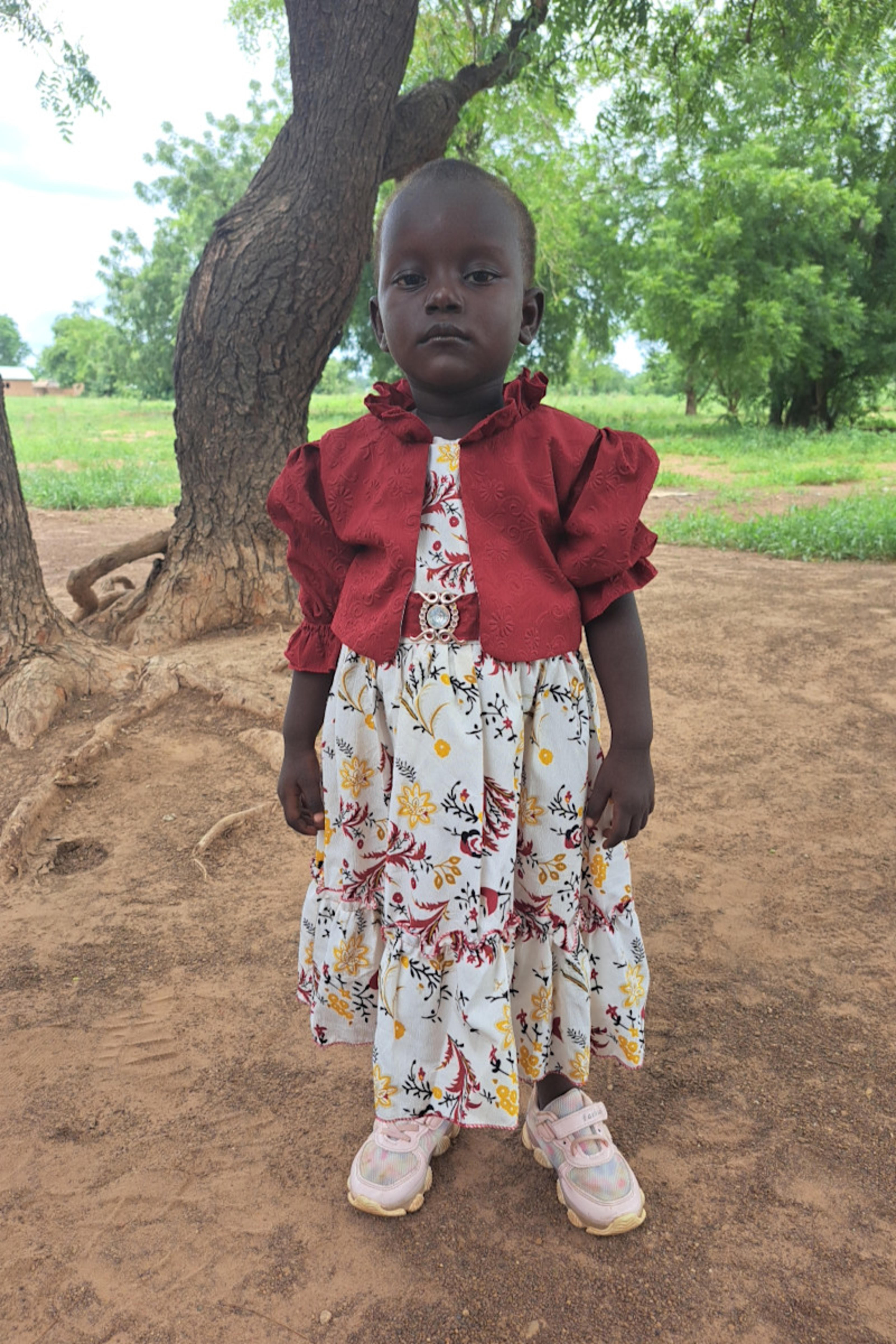 An unsponsored girl named Nyebi from Ghana who lives in an AIDS-affected area and has waited 192 days for a sponsor.