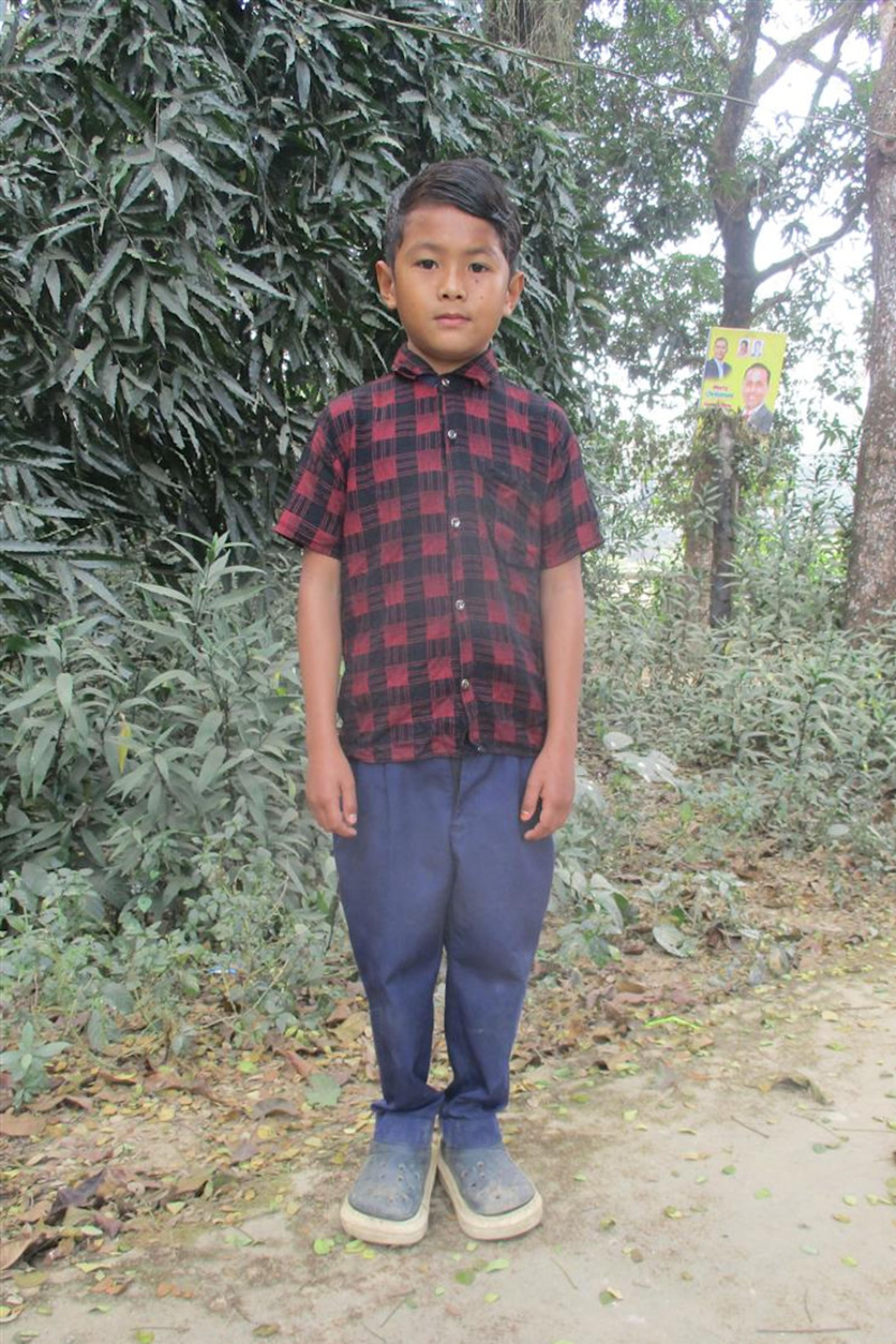 An unsponsored boy named Senggrim from Bangladesh who is vulnerable to exploitation and has waited 683 days for a sponsor.