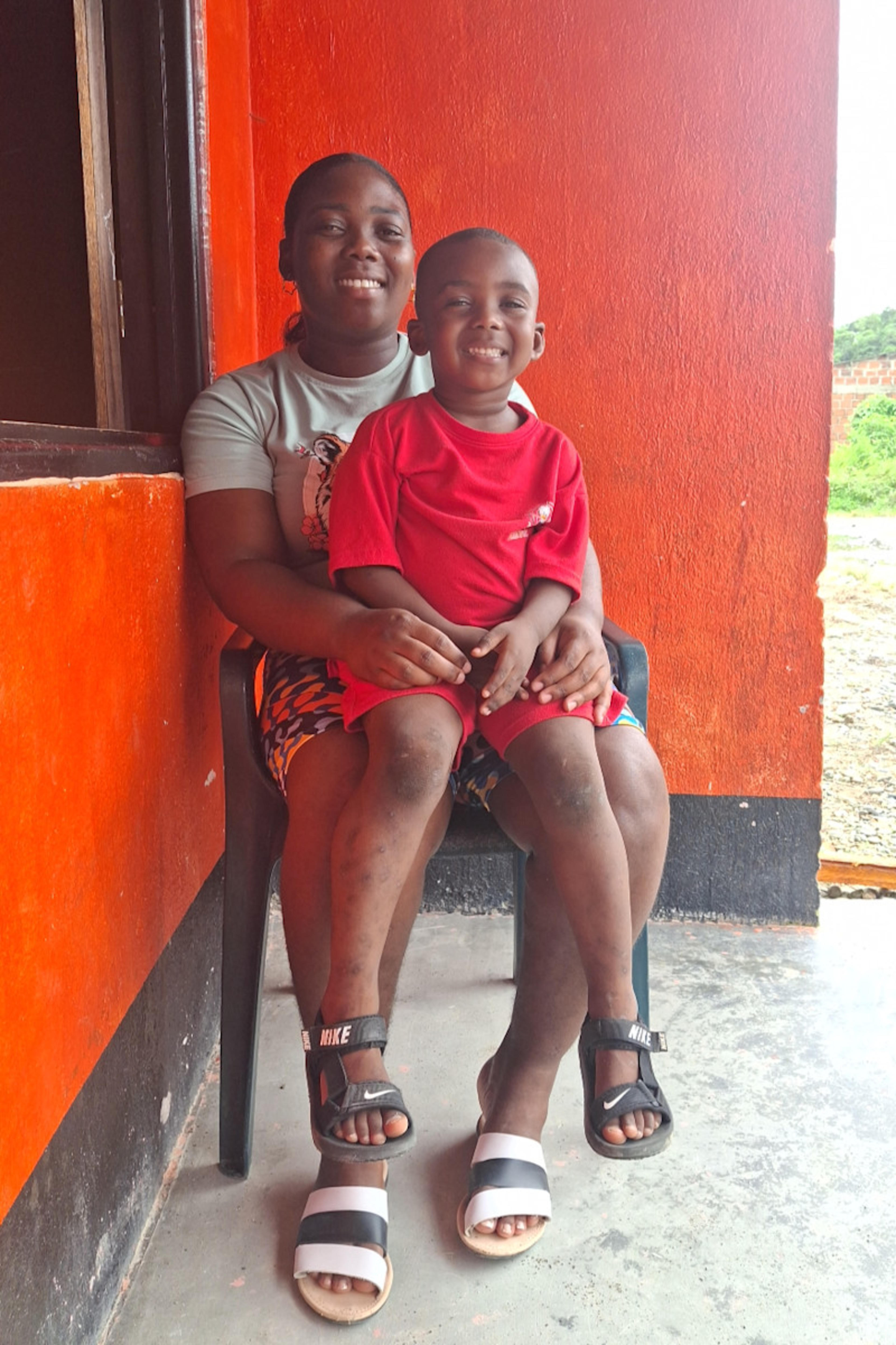 An unsponsored boy named Kaner from Colombia who has waited 466 days for a sponsor.