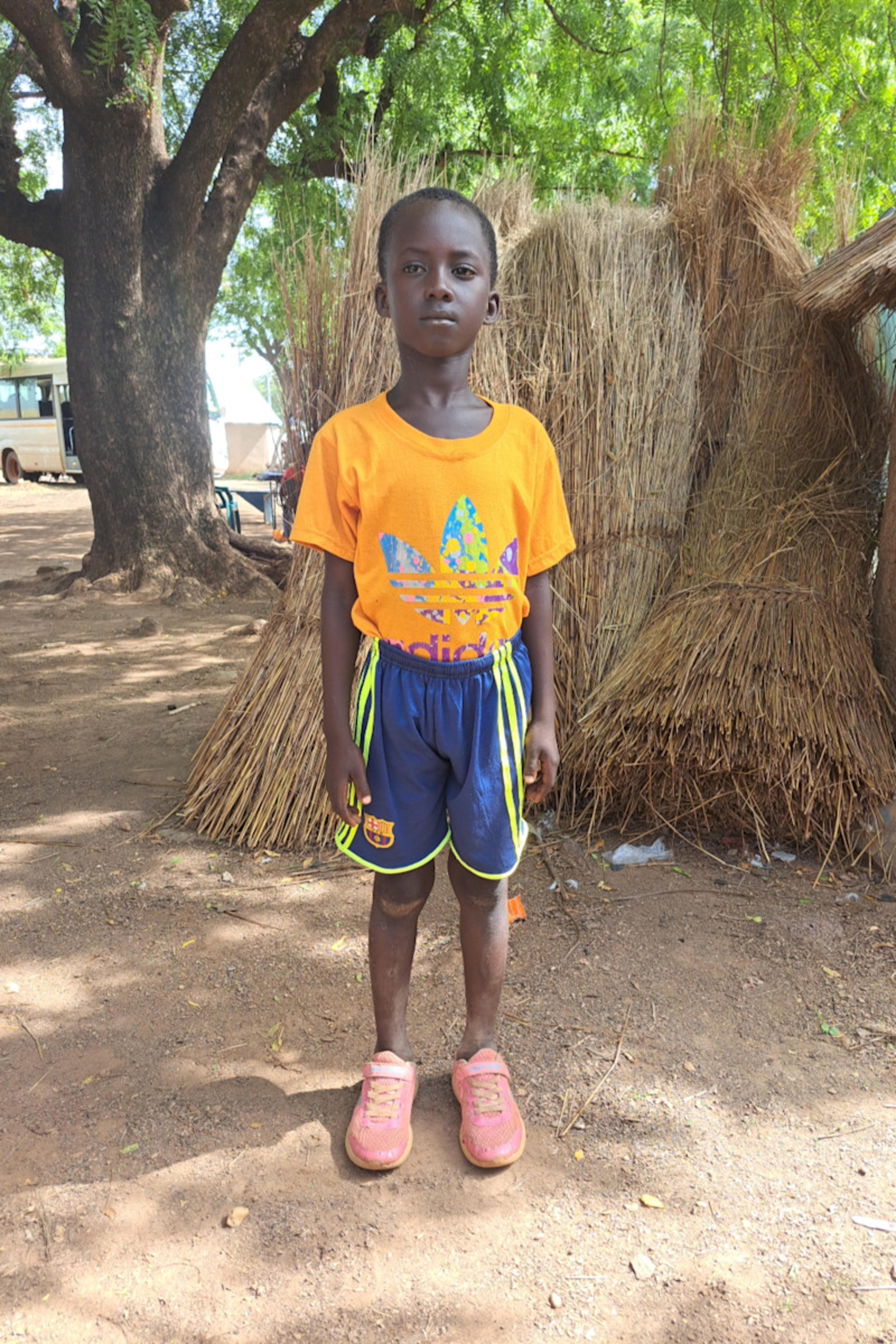 An unsponsored boy named Nampar from Ghana who lives in an AIDS-affected area and has waited 482 days for a sponsor.