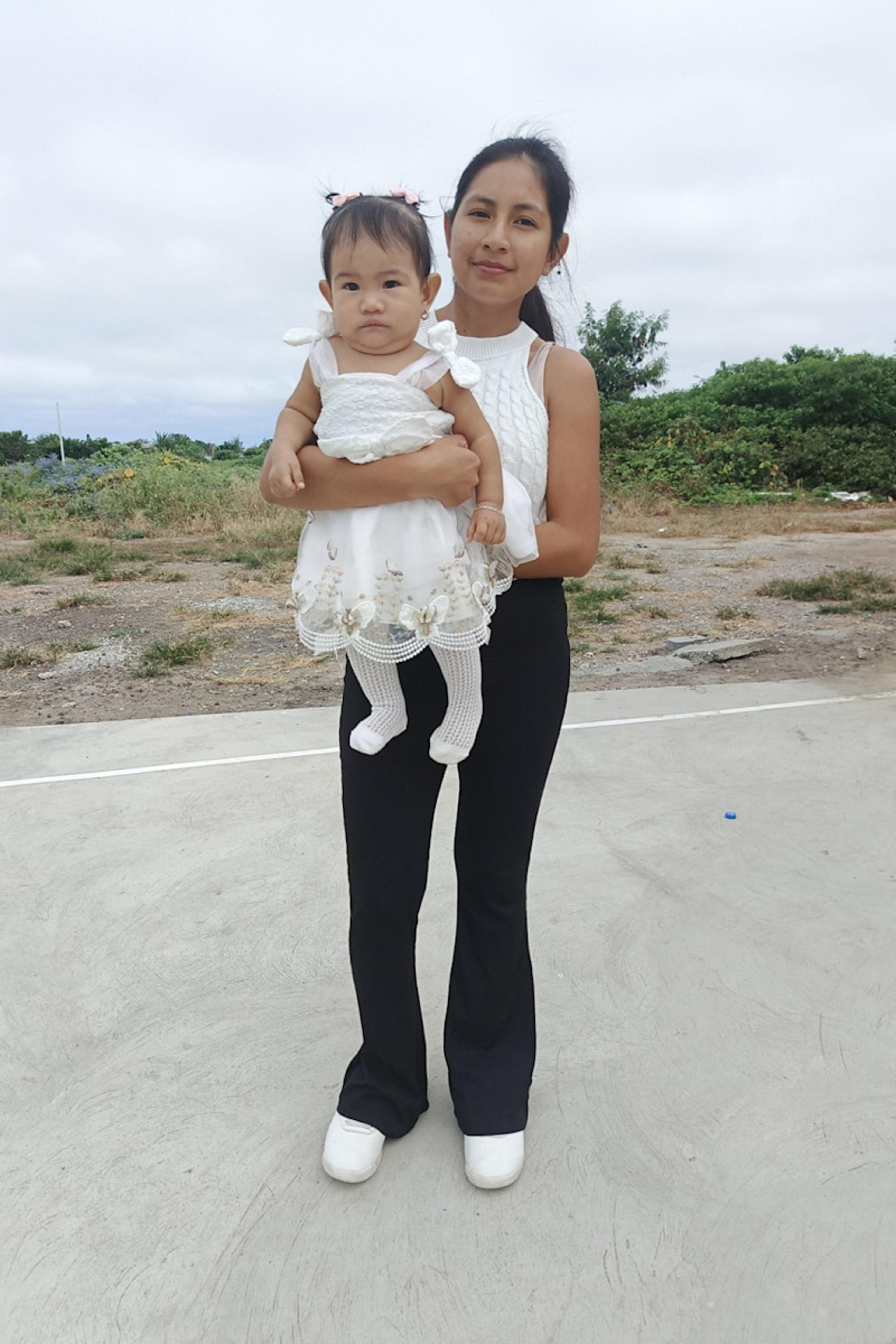 An unsponsored girl named Alaia from Ecuador who has waited 488 days for a sponsor.