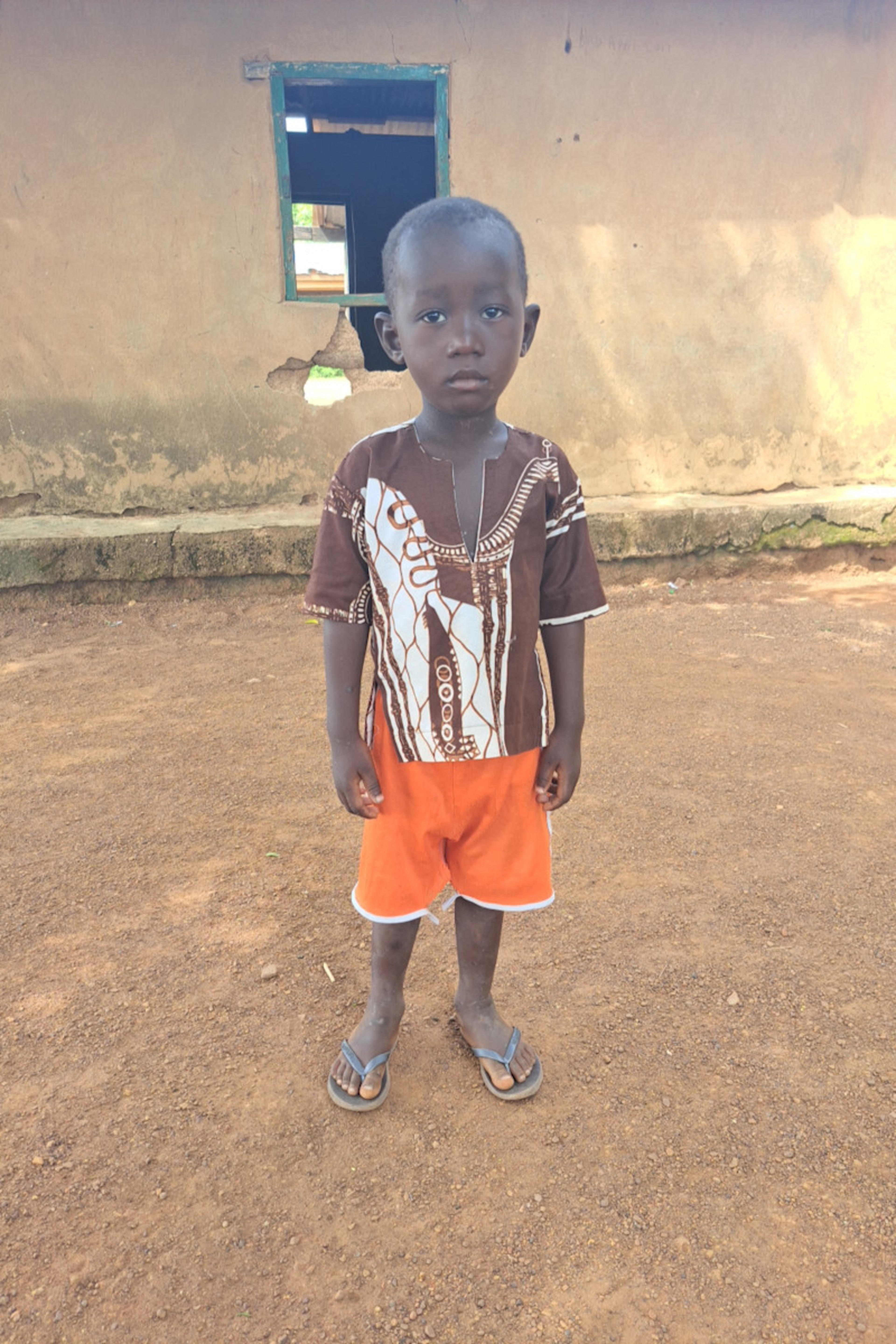 An unsponsored boy named Nikitibi from Ghana who lives in an AIDS-affected area and has waited 481 days for a sponsor.