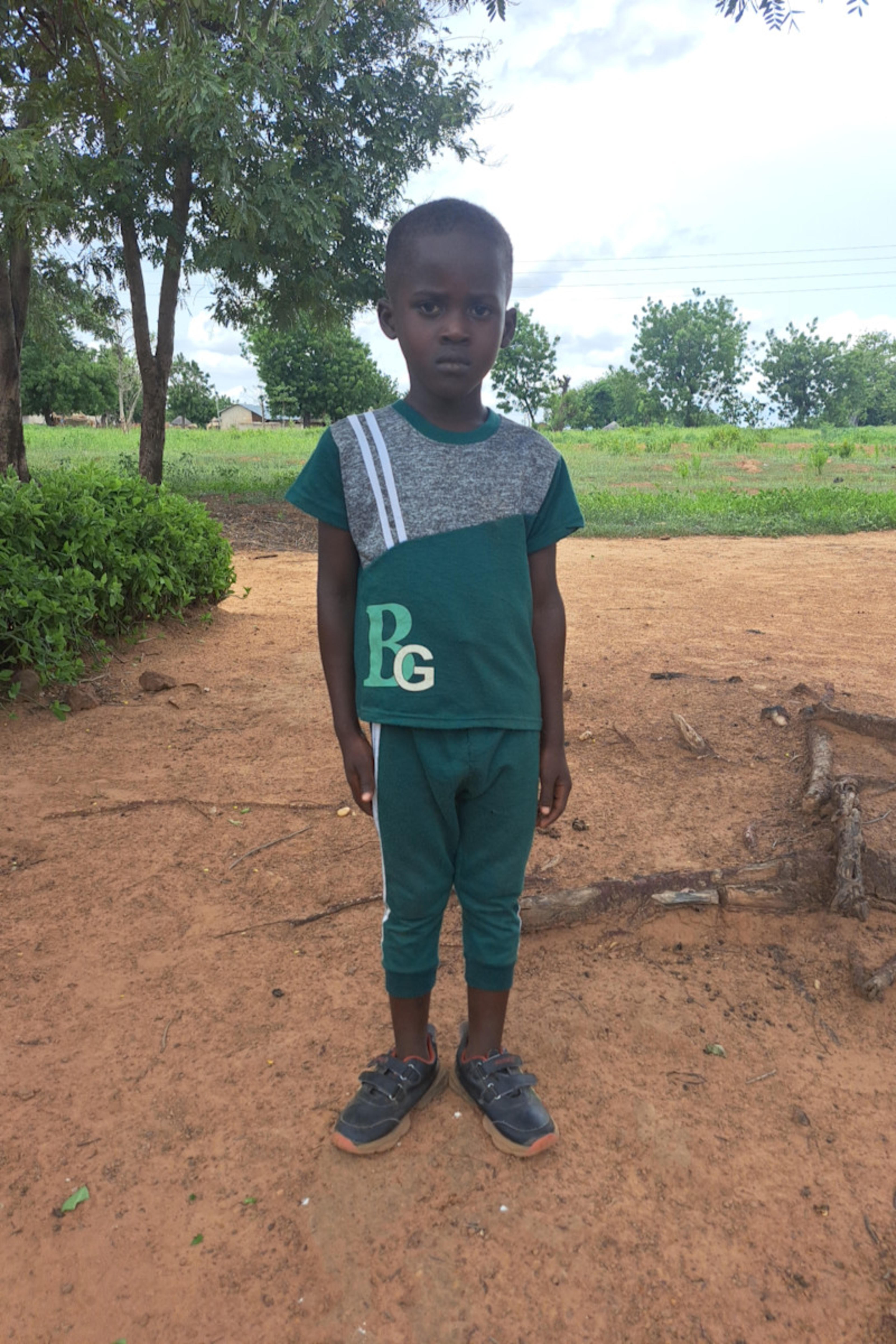 An unsponsored boy named Lango from Ghana who lives in an AIDS-affected area and has waited 479 days for a sponsor.