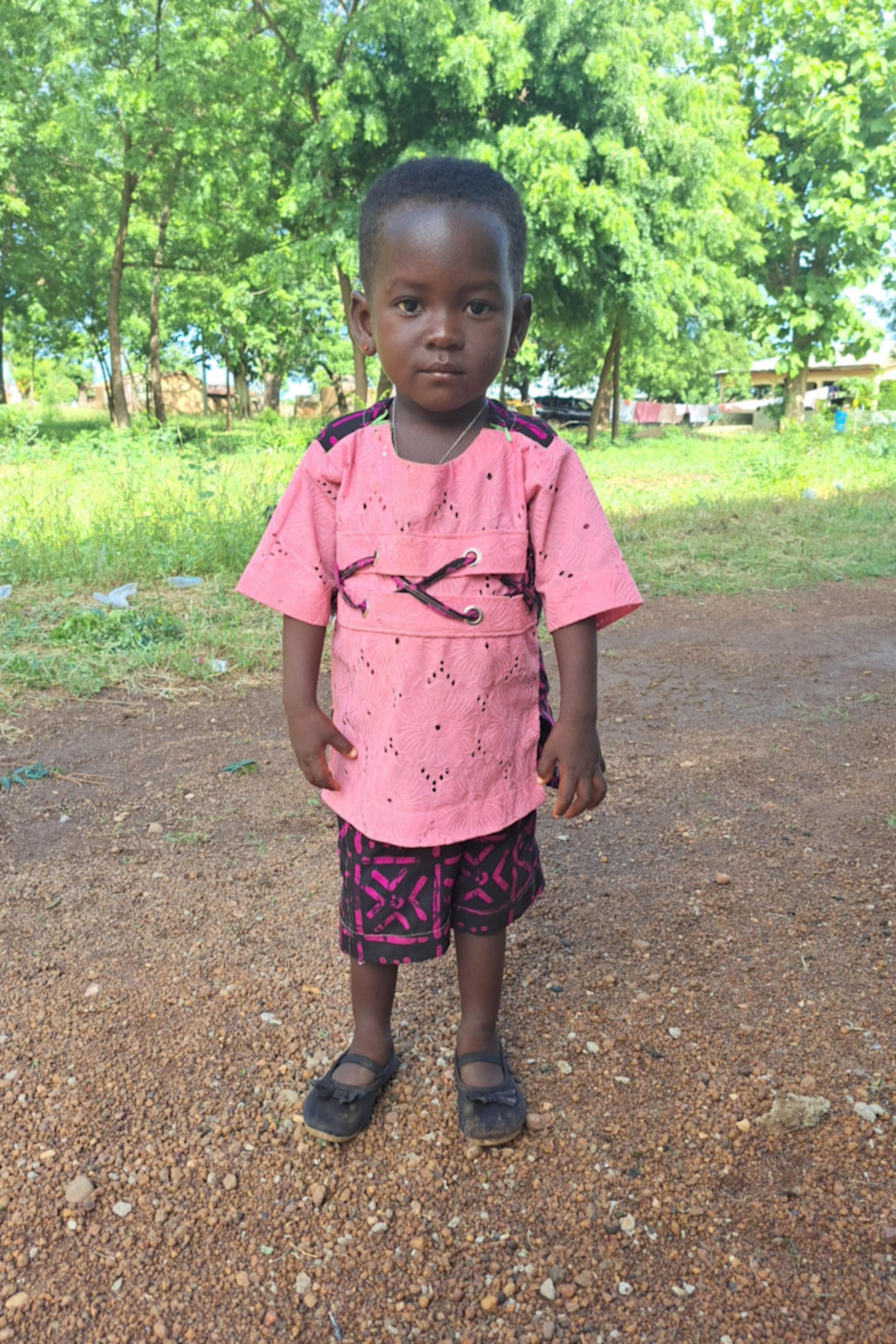 An unsponsored girl named Abena from Ghana who lives in an AIDS-affected area and has waited 181 days for a sponsor.