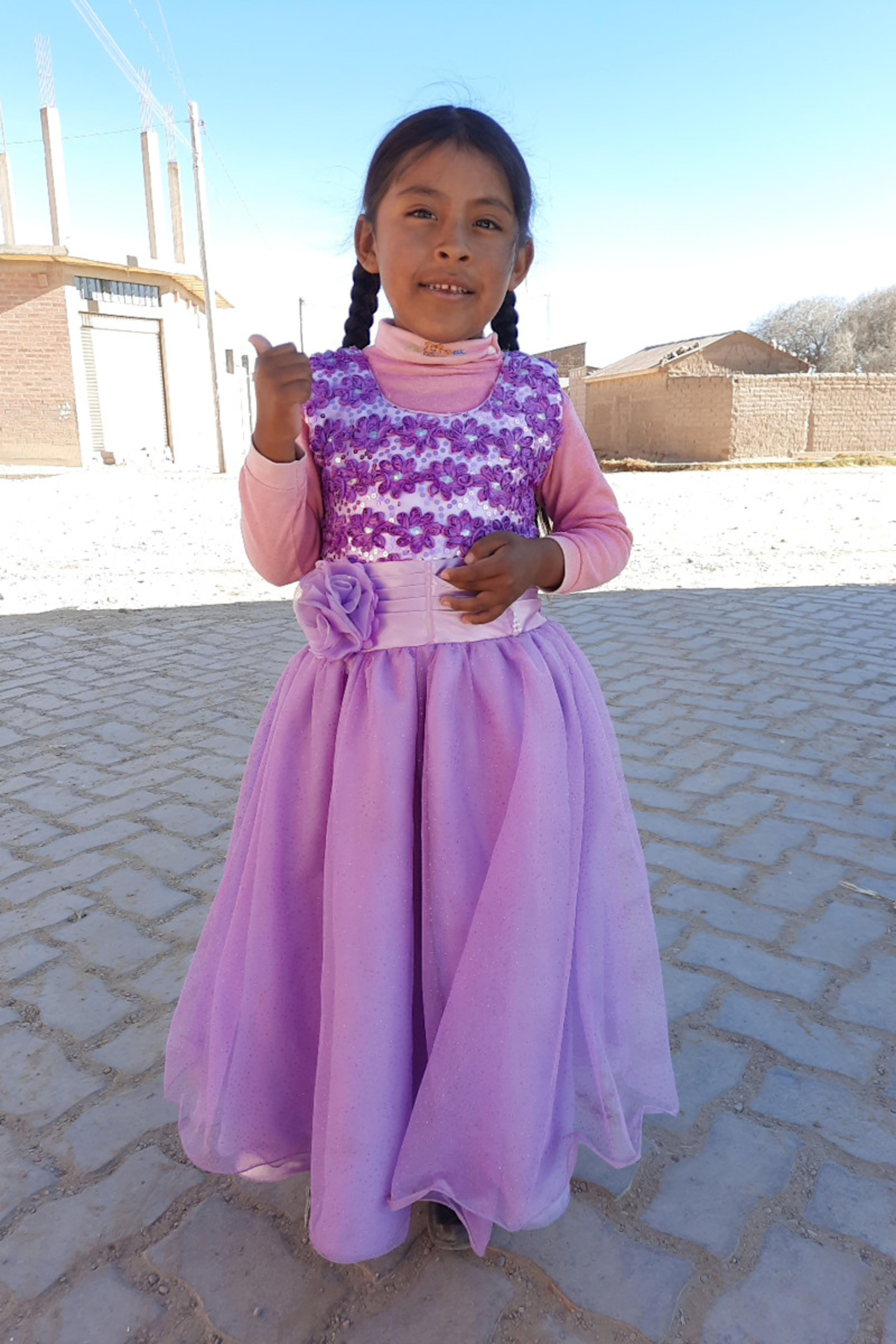 An unsponsored girl named Liliam from Bolivia who has waited 468 days for a sponsor.