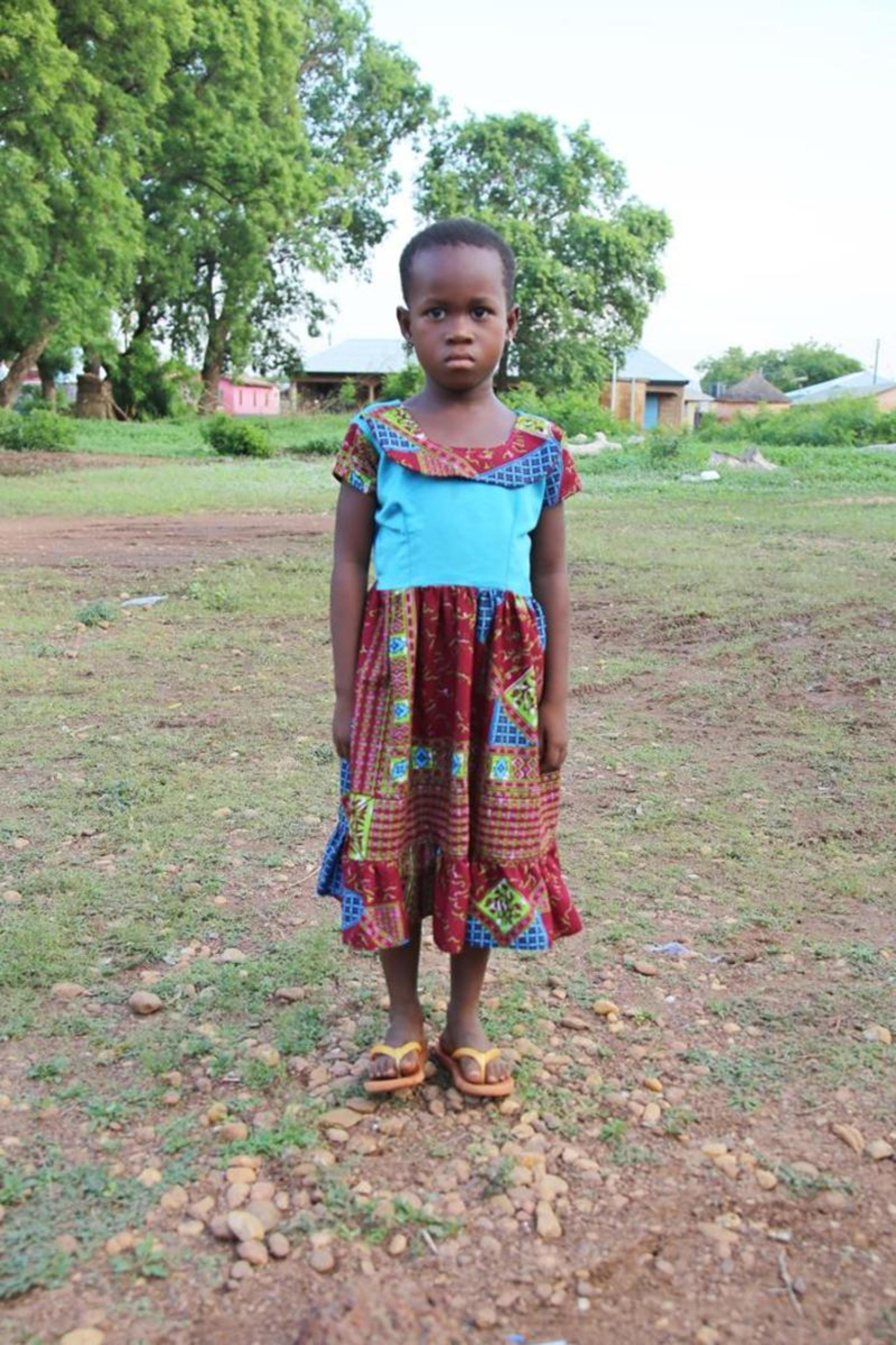 An unsponsored girl named Mavis from Ghana who lives in an AIDS-affected area and has waited 464 days for a sponsor.