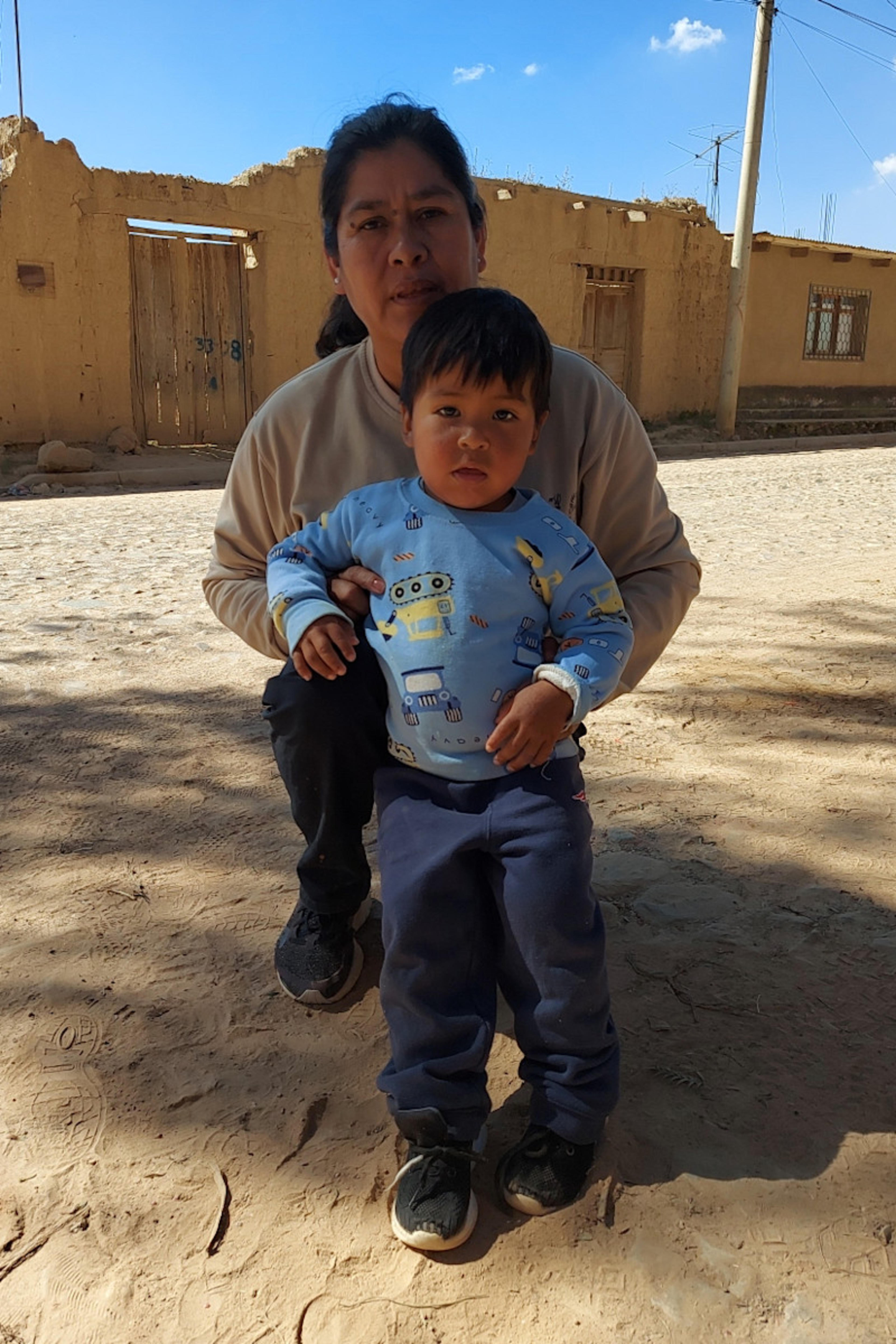 An unsponsored boy named Emir from Bolivia who has waited 670 days for a sponsor.
