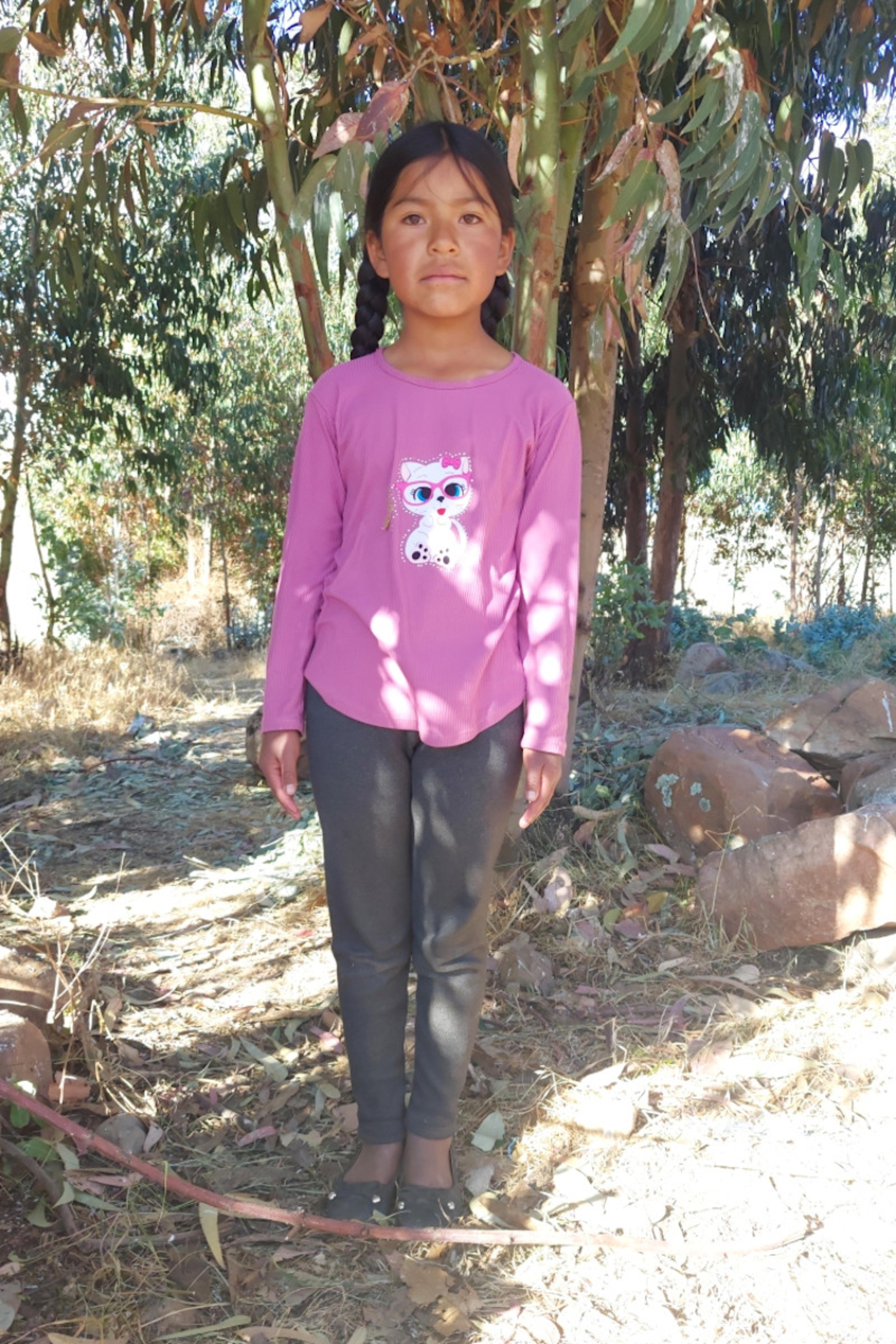 An unsponsored girl named Maria from Bolivia who has waited 468 days for a sponsor.