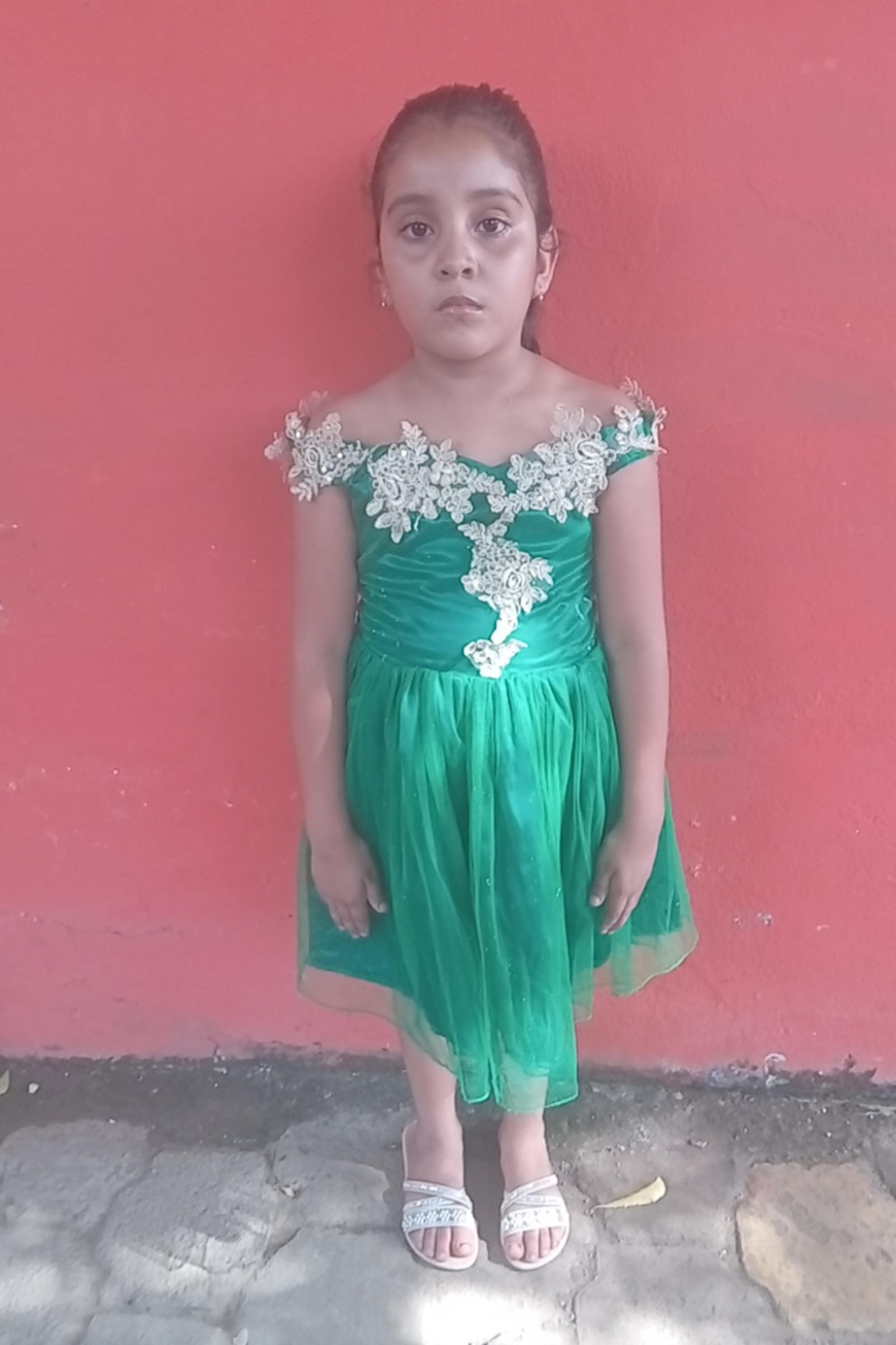 An unsponsored girl named Kareli from Nicaragua who has waited 823 days for a sponsor.
