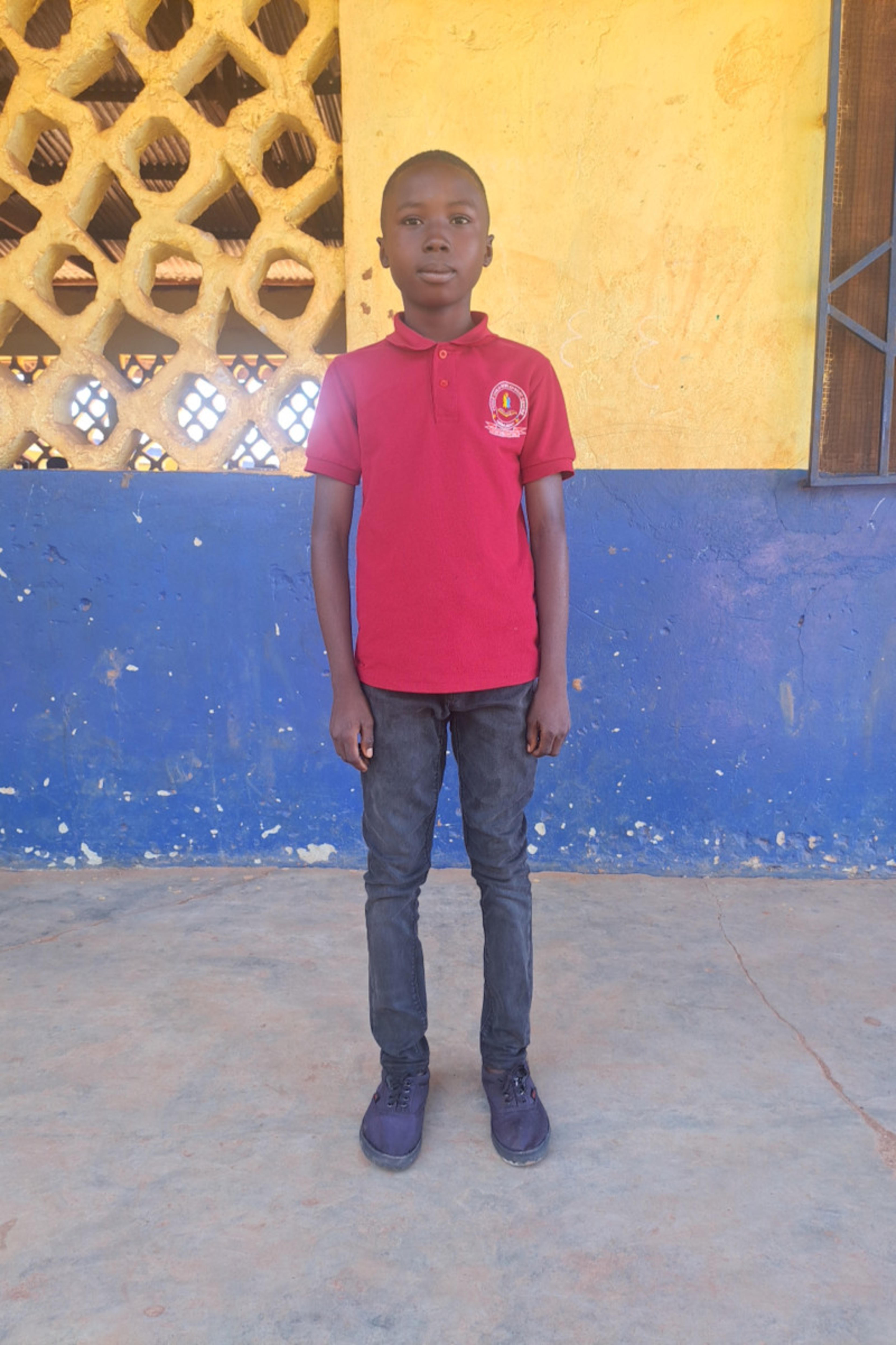 An unsponsored boy named Tahidu from Ghana who lives in an AIDS-affected area and has waited 582 days for a sponsor.