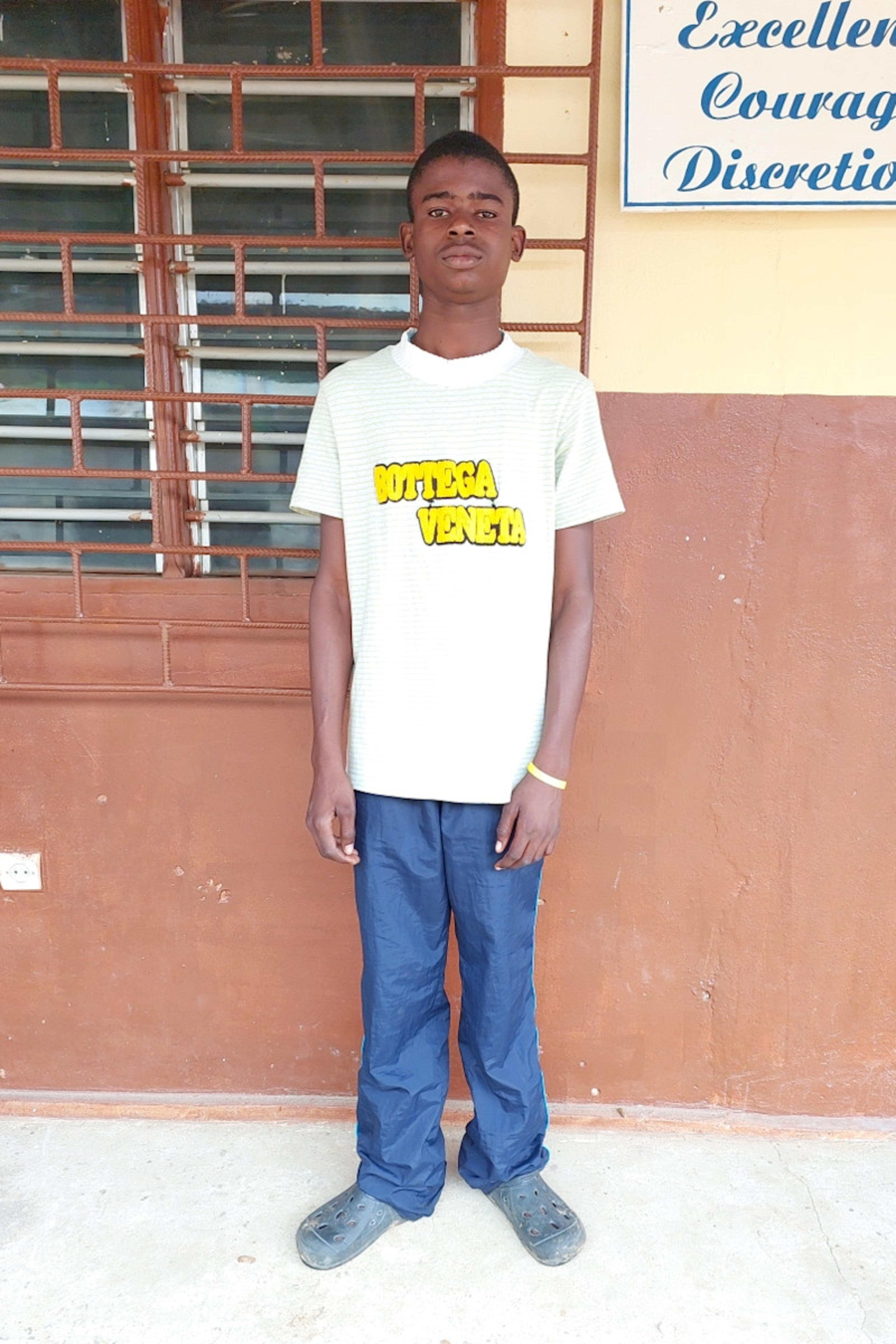 An unsponsored boy named Simeon from Togo who lives in an AIDS-affected area, is vulnerable to exploitation and has waited 539 days for a sponsor.