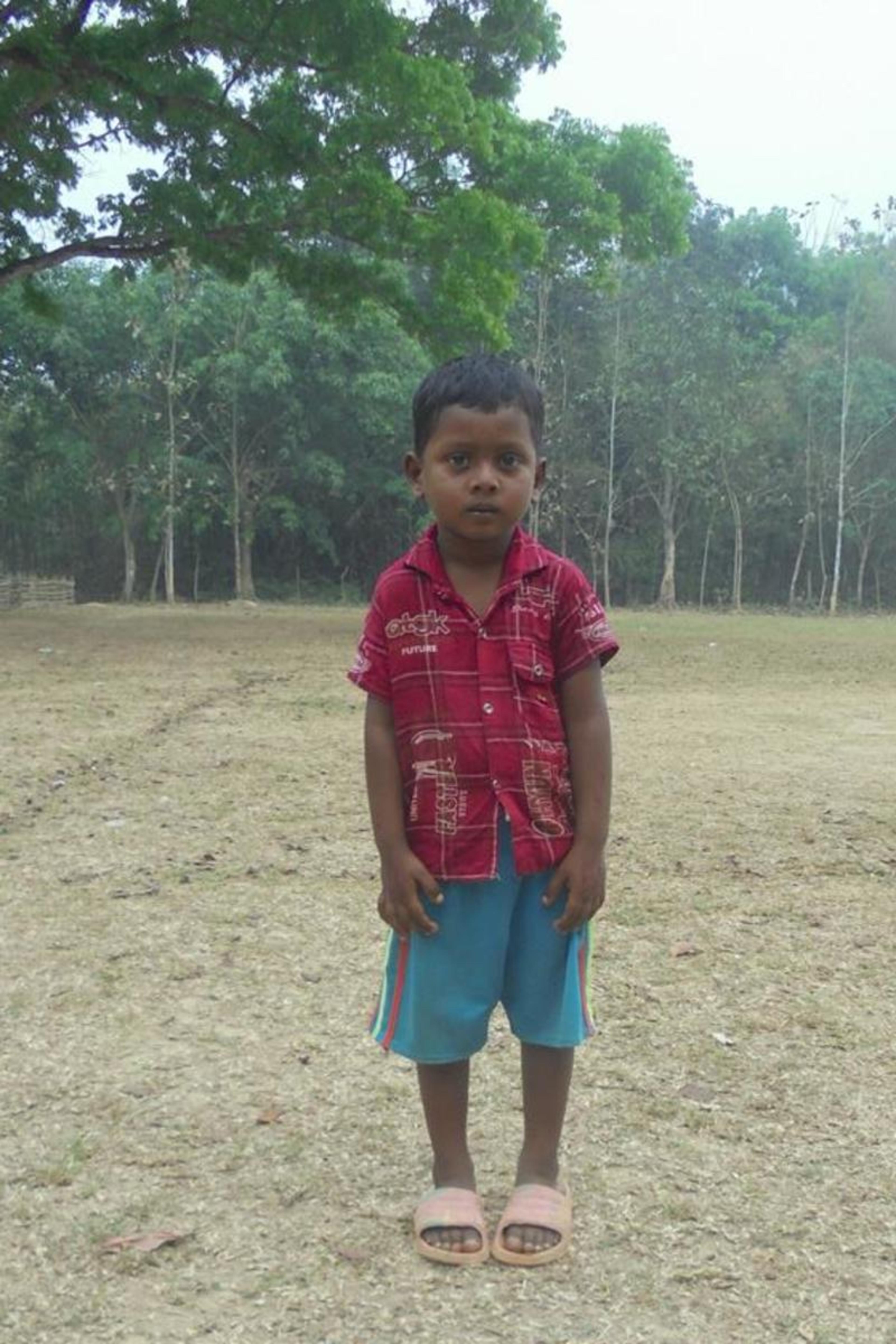 An unsponsored boy named Shiba from Bangladesh who is vulnerable to exploitation and has waited 250 days for a sponsor.