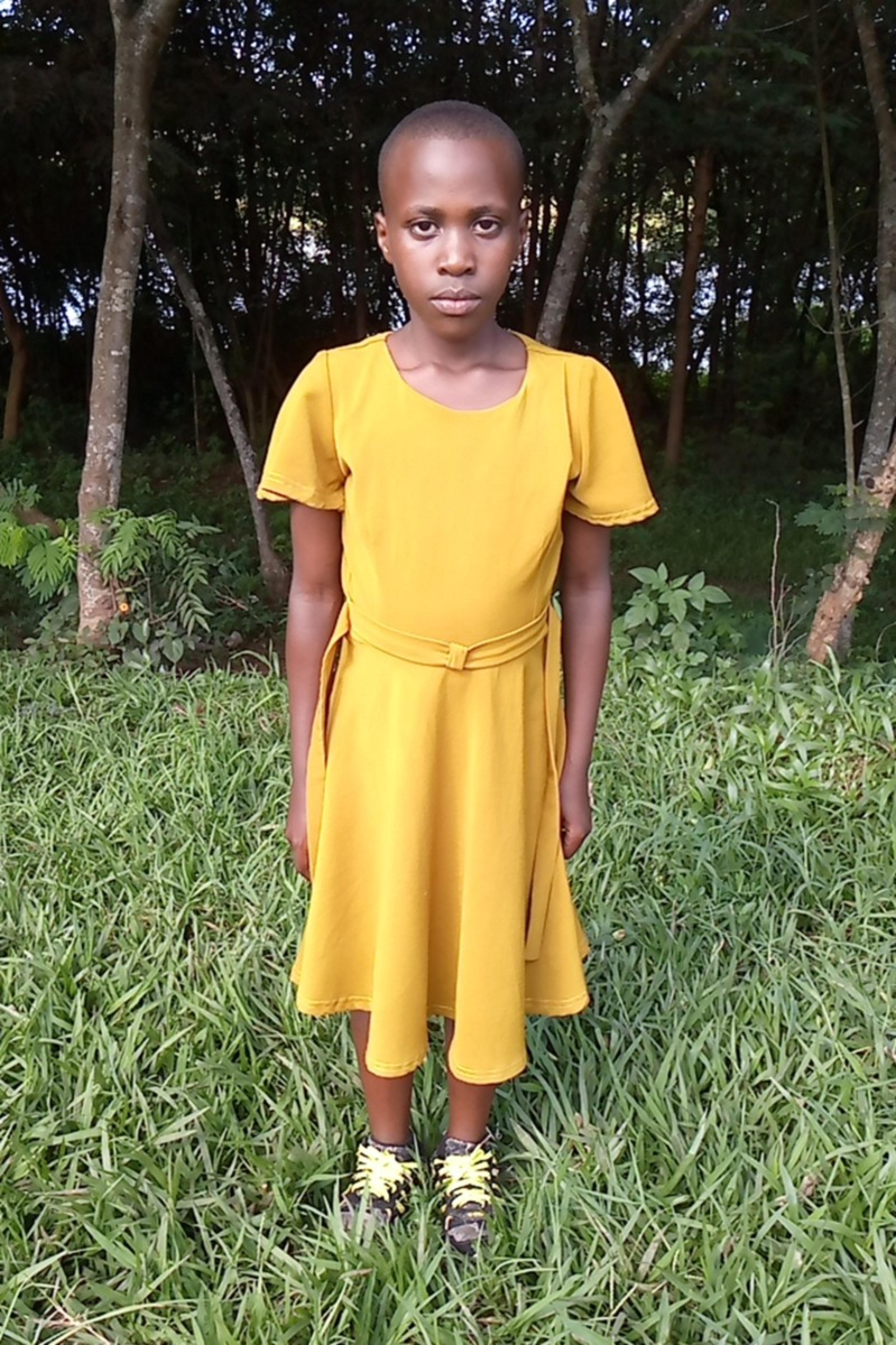 An unsponsored girl named Onege from Rwanda who lives in an AIDS-affected area, is vulnerable to exploitation and has waited 705 days for a sponsor.