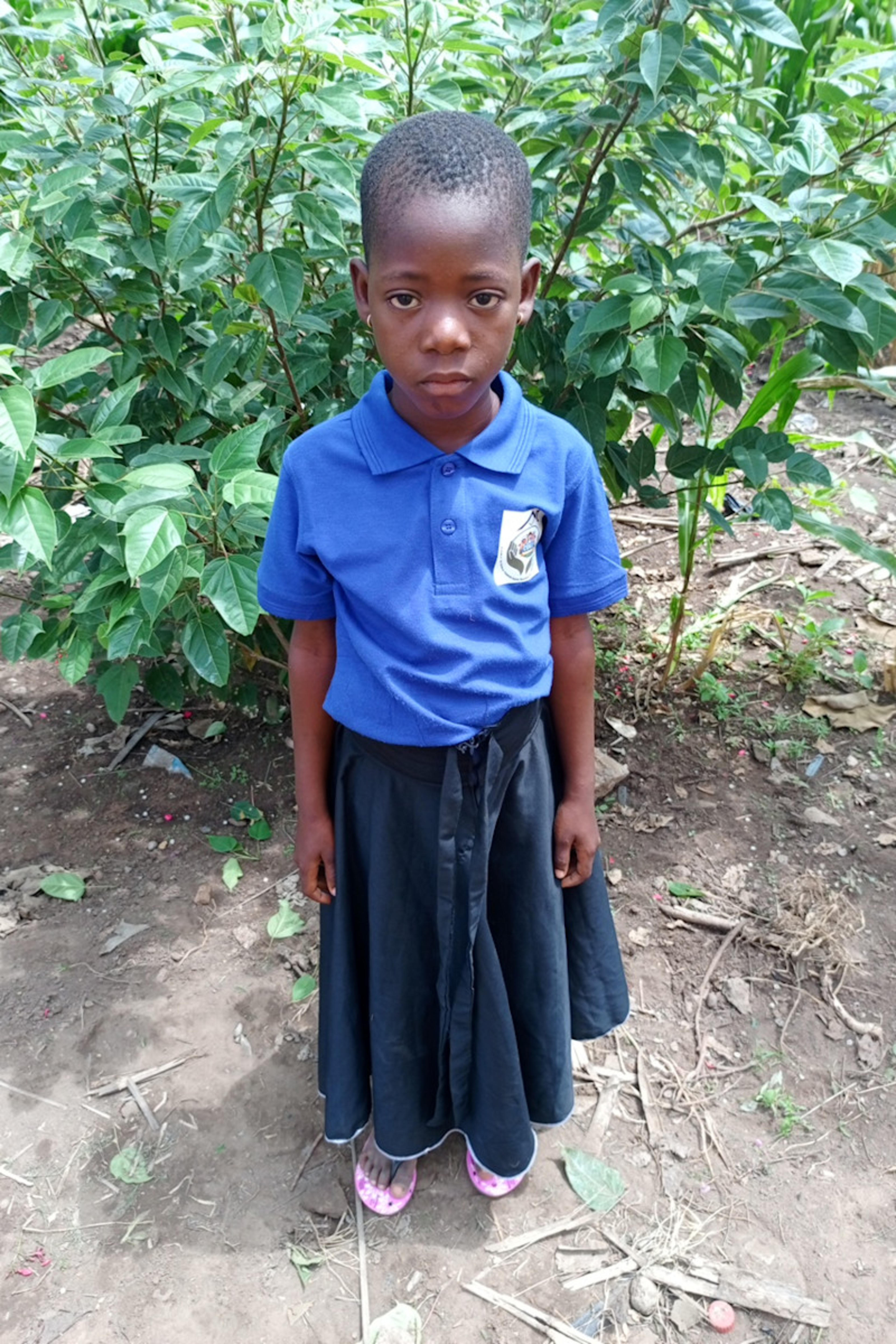 An unsponsored girl named Mawoumoe from Togo who lives in an AIDS-affected area, is vulnerable to exploitation and has waited 620 days for a sponsor.