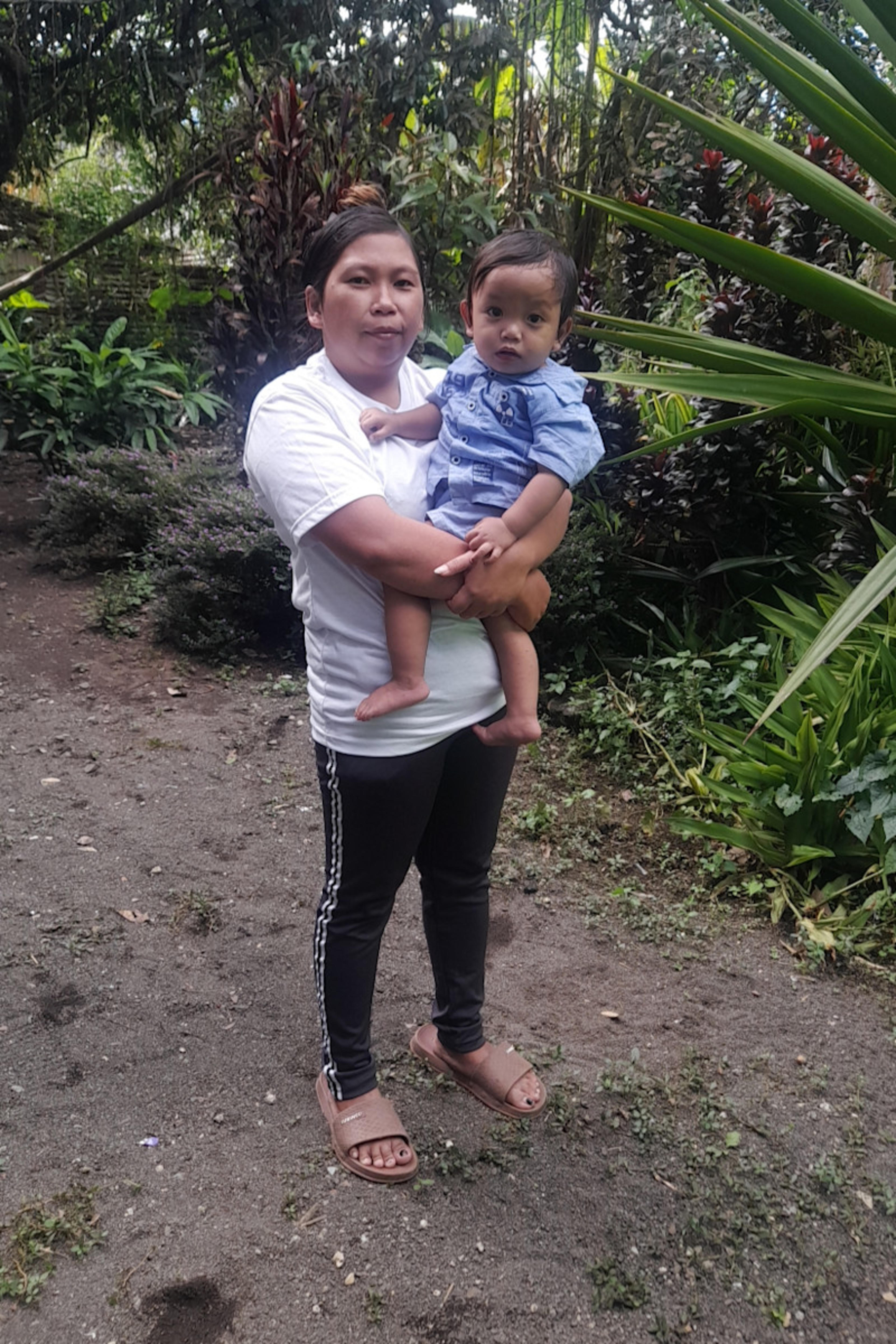An unsponsored boy named Elfano from Indonesia who has waited 391 days for a sponsor.