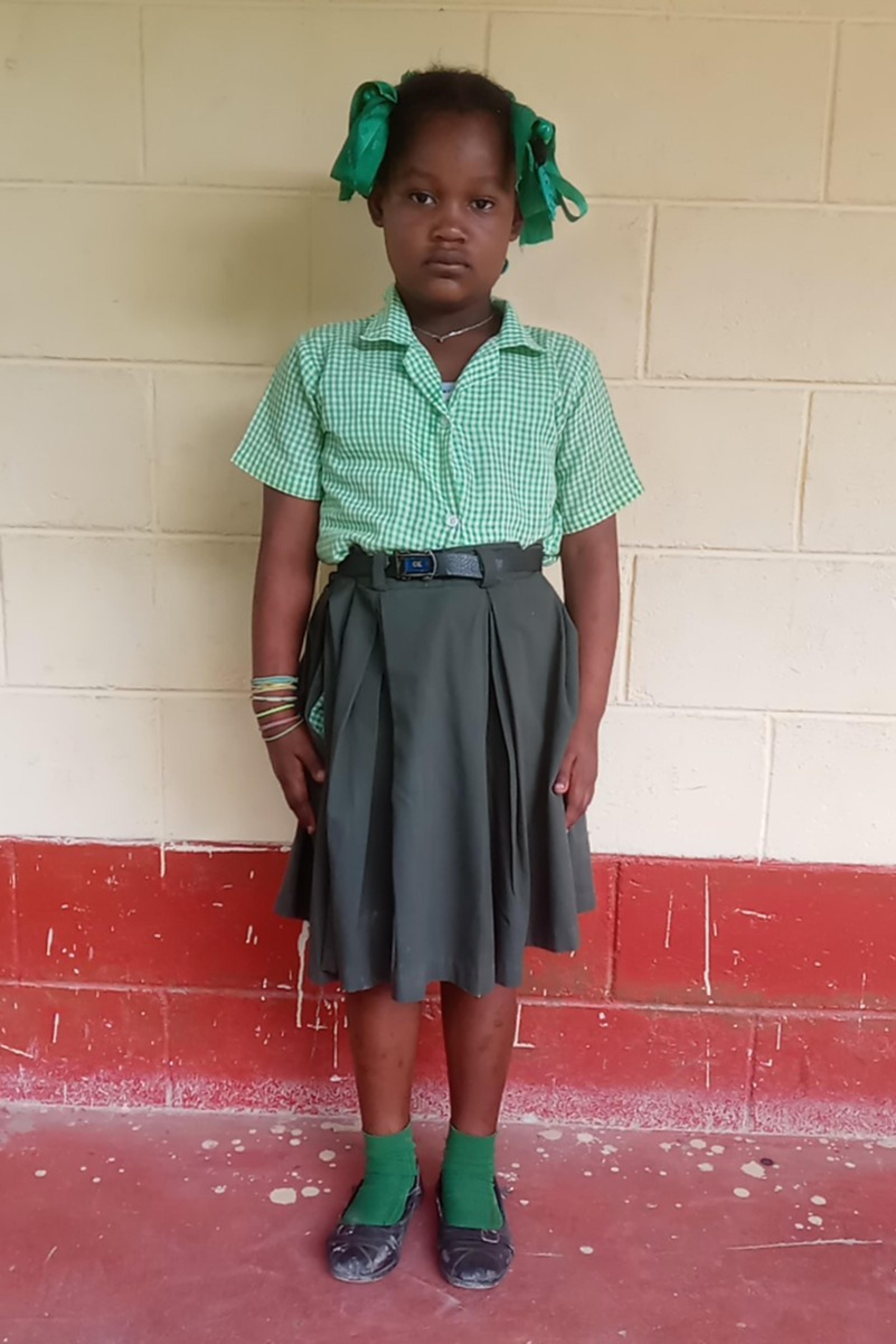 An unsponsored girl named Lanlande from Haiti who is vulnerable to exploitation and has waited 691 days for a sponsor.