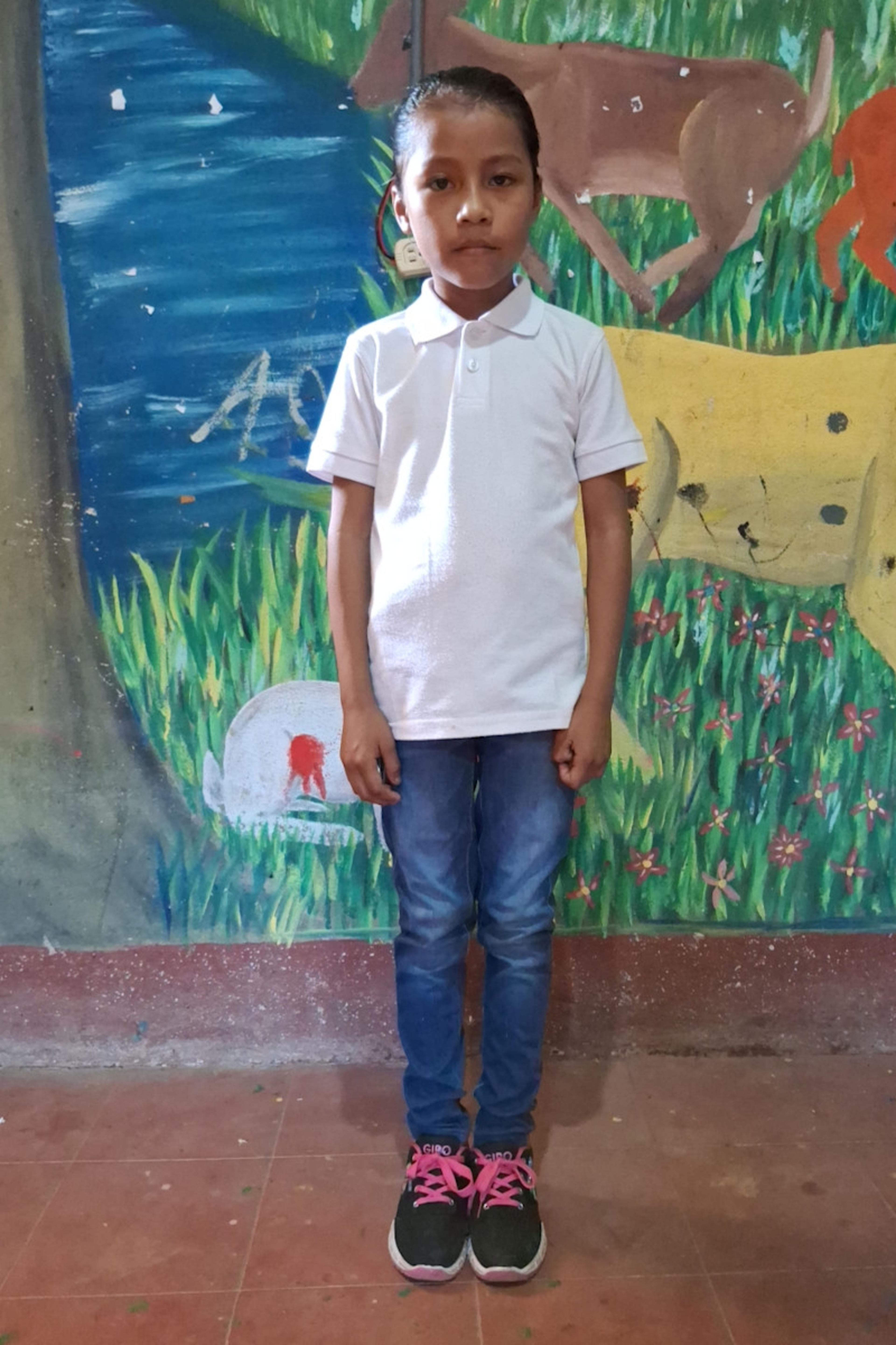 An unsponsored girl named Janelsis from Nicaragua who has waited 686 days for a sponsor.