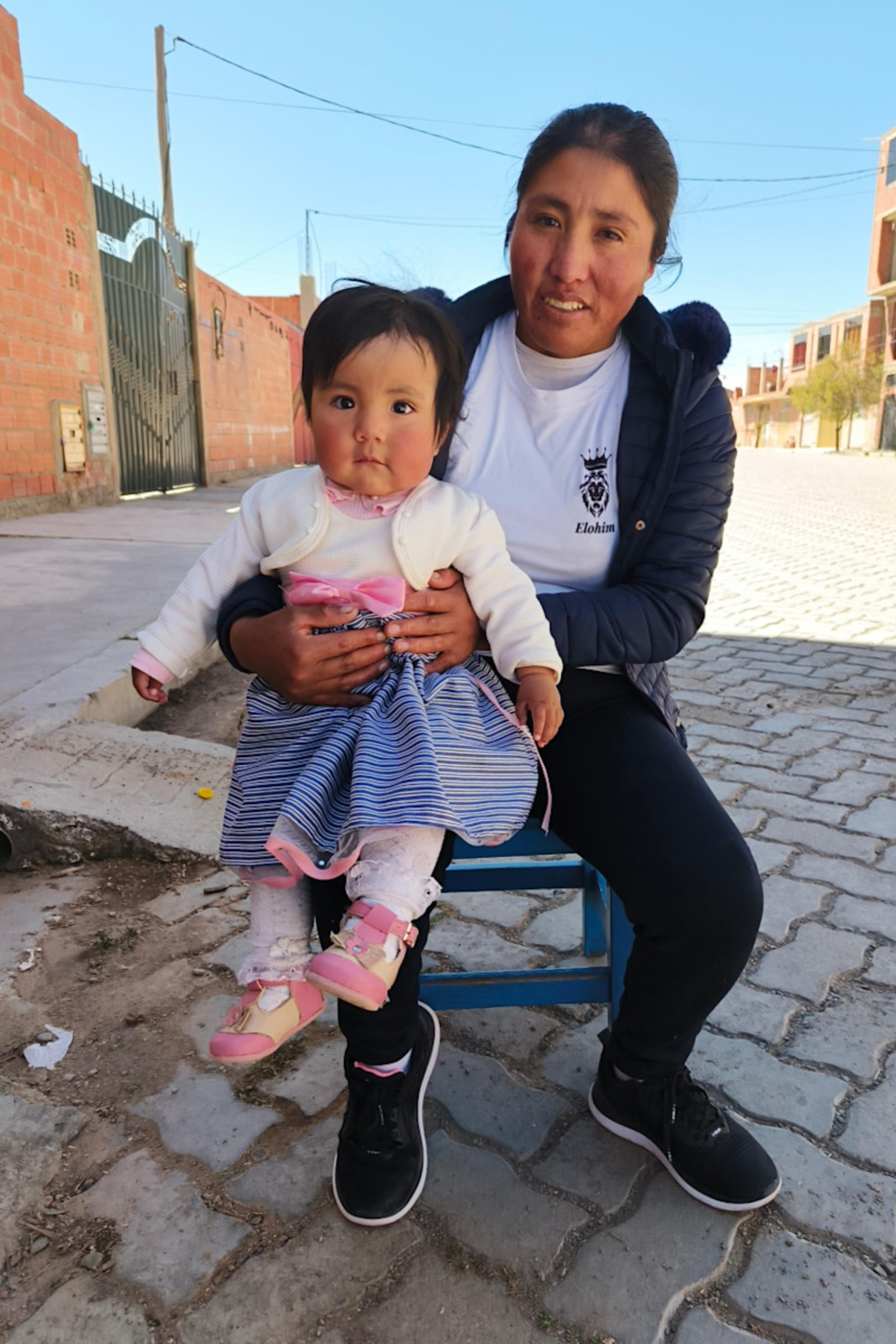 An unsponsored girl named Yamilet from Bolivia who has waited 397 days for a sponsor.