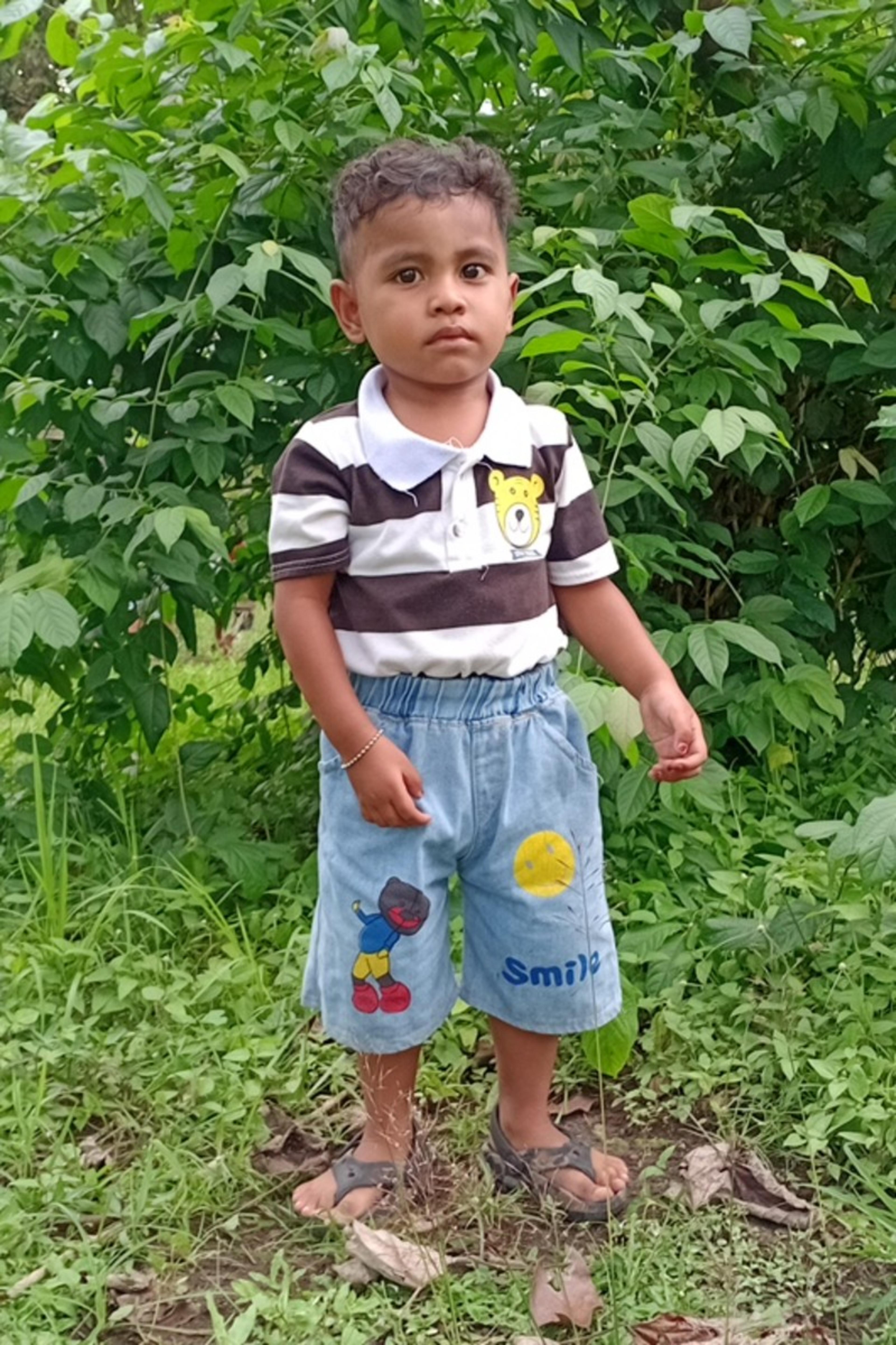 An unsponsored boy named Marsel from Indonesia who has waited 645 days for a sponsor.