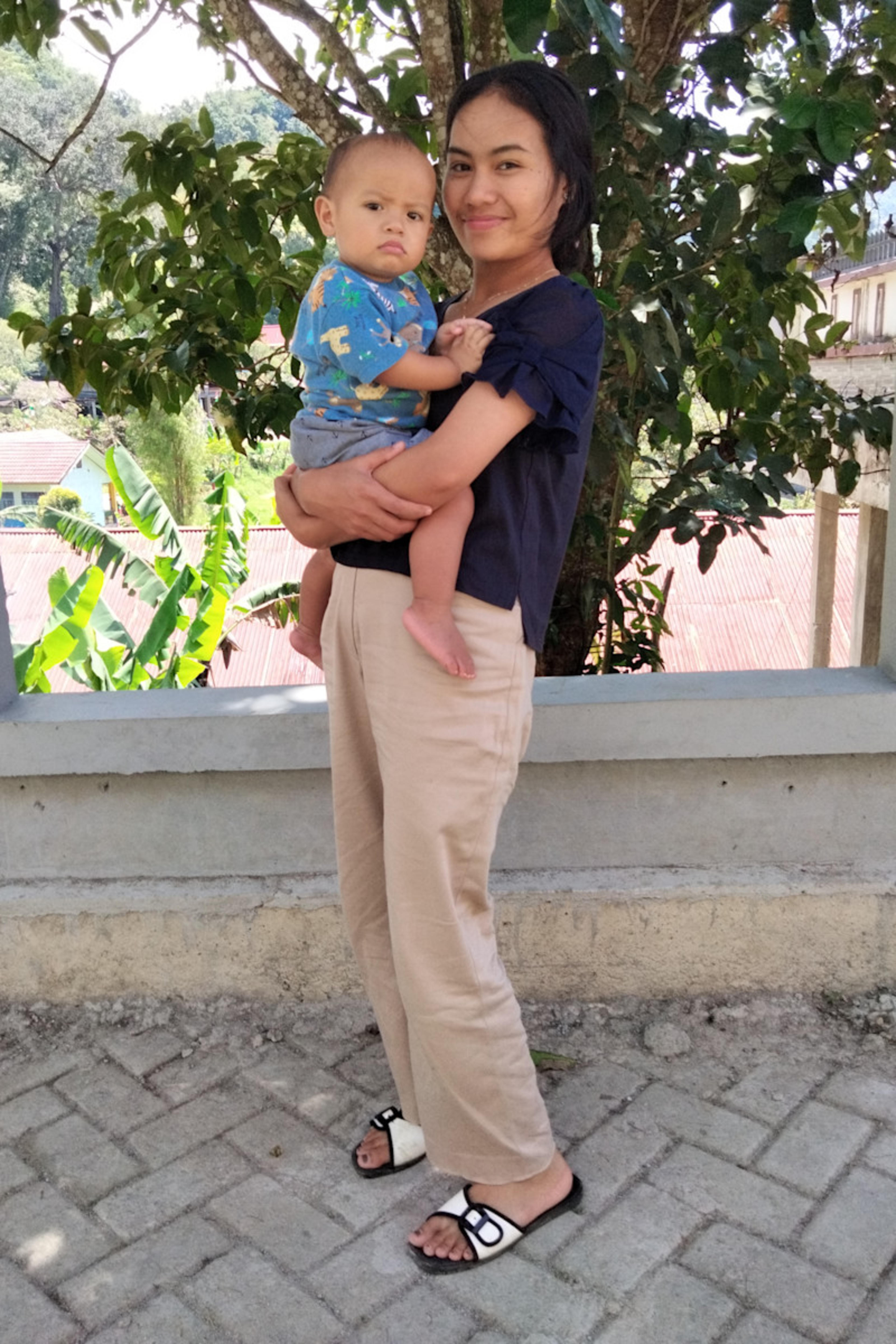 An unsponsored boy named Gamaliel from Indonesia who has waited 407 days for a sponsor.