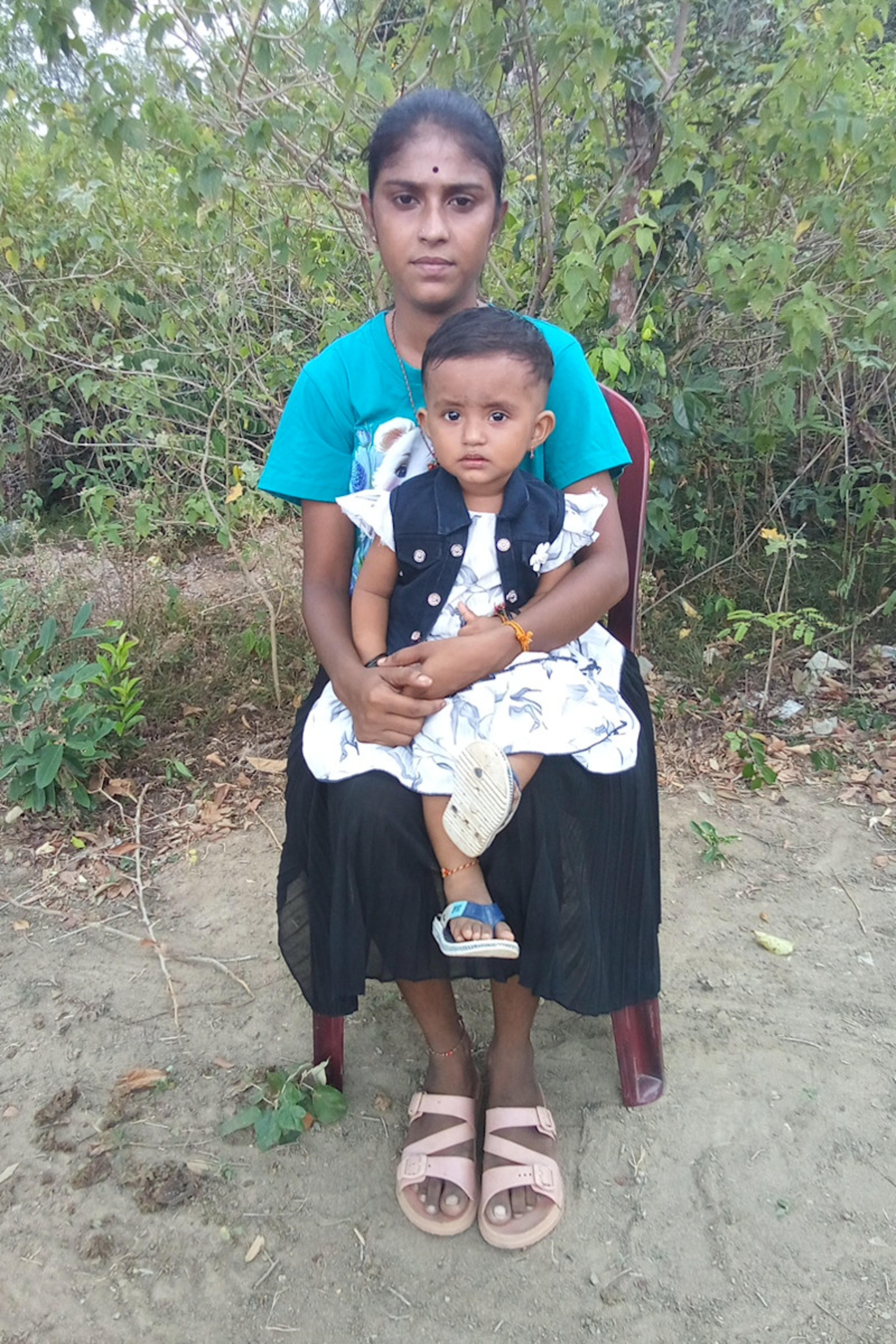An unsponsored girl named Shayisha from Sri Lanka who has waited 391 days for a sponsor.