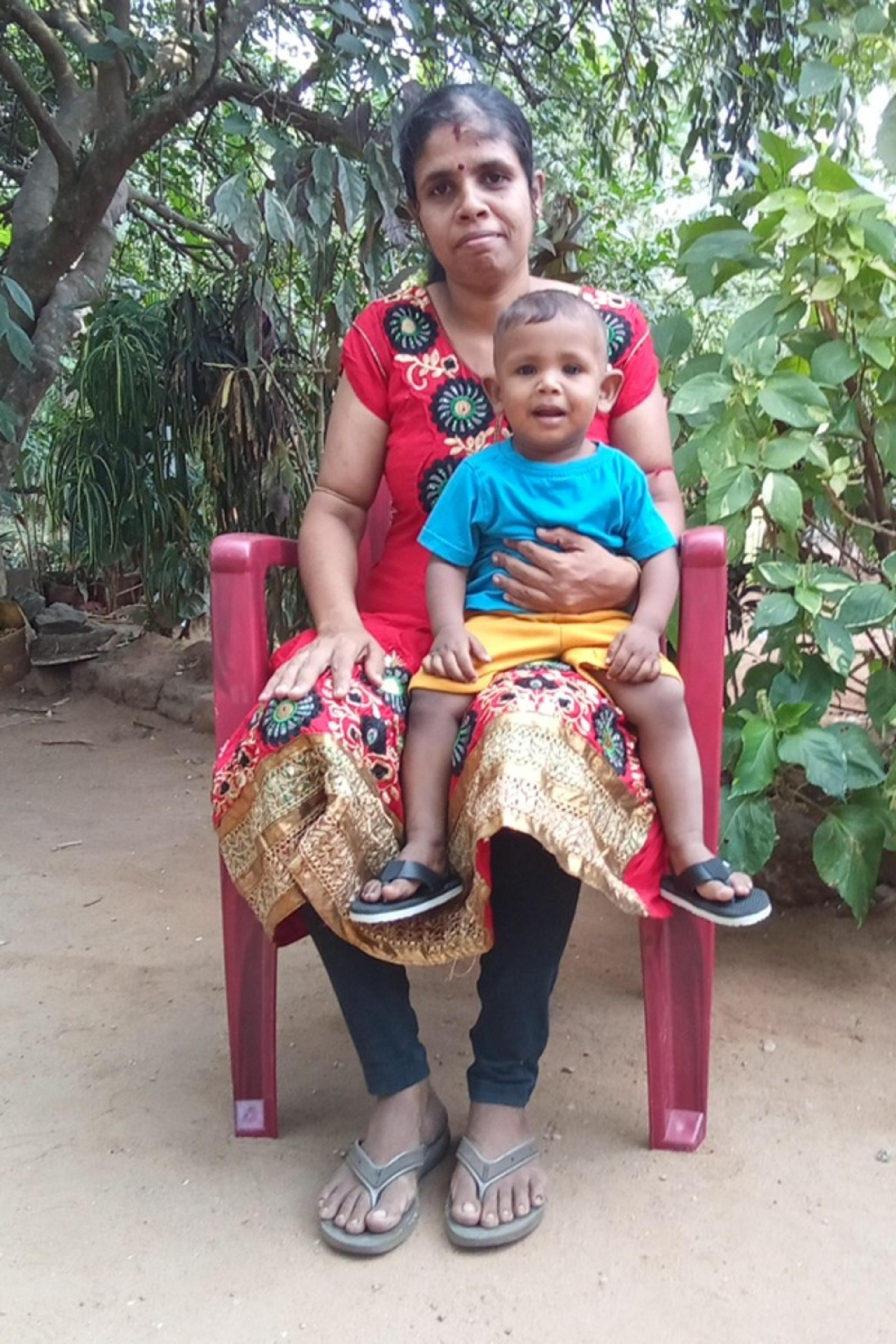 An unsponsored boy named Anormithan from Sri Lanka who has waited 391 days for a sponsor.