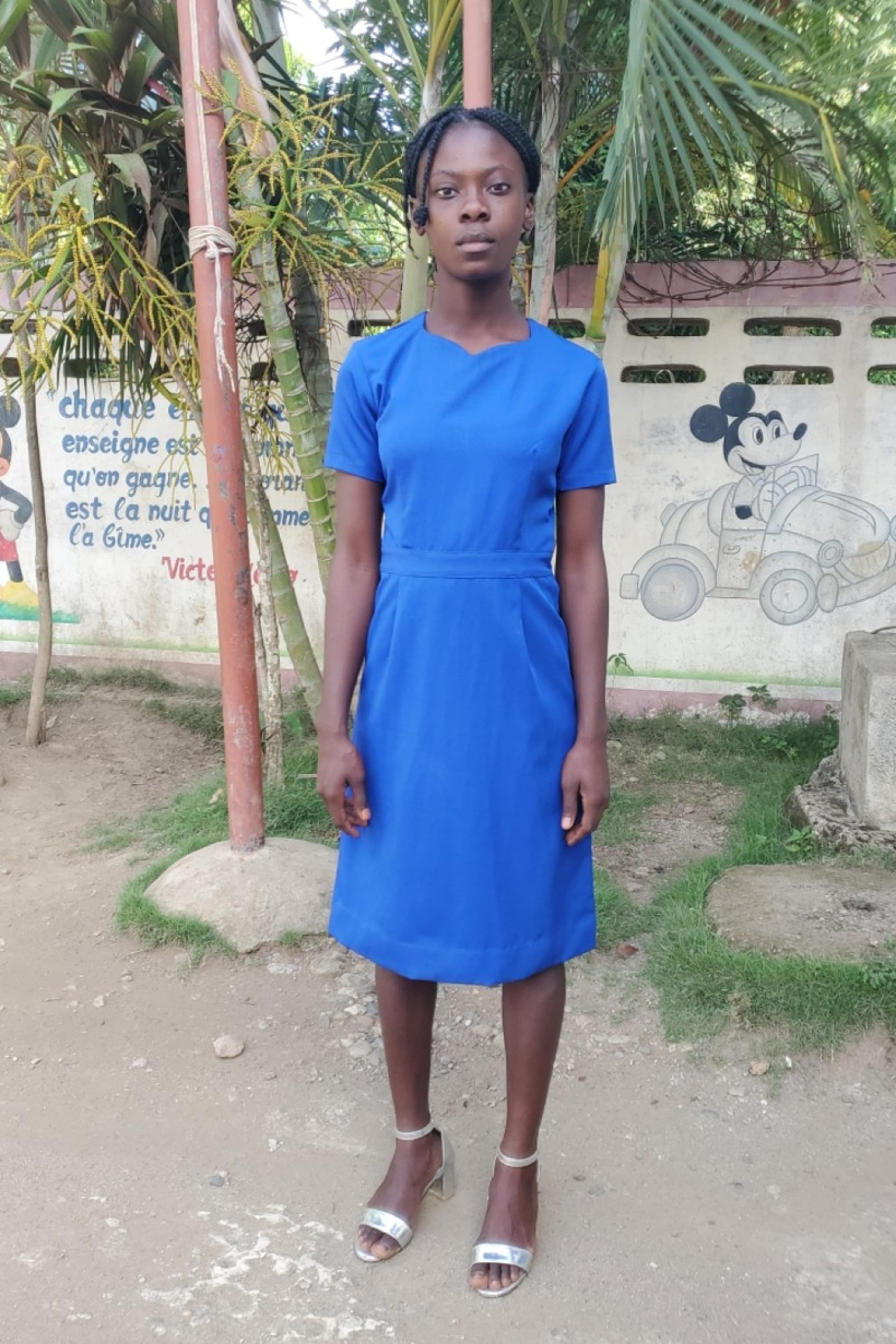 An unsponsored girl named Franceska from Haiti who is vulnerable to exploitation and has waited 452 days for a sponsor.