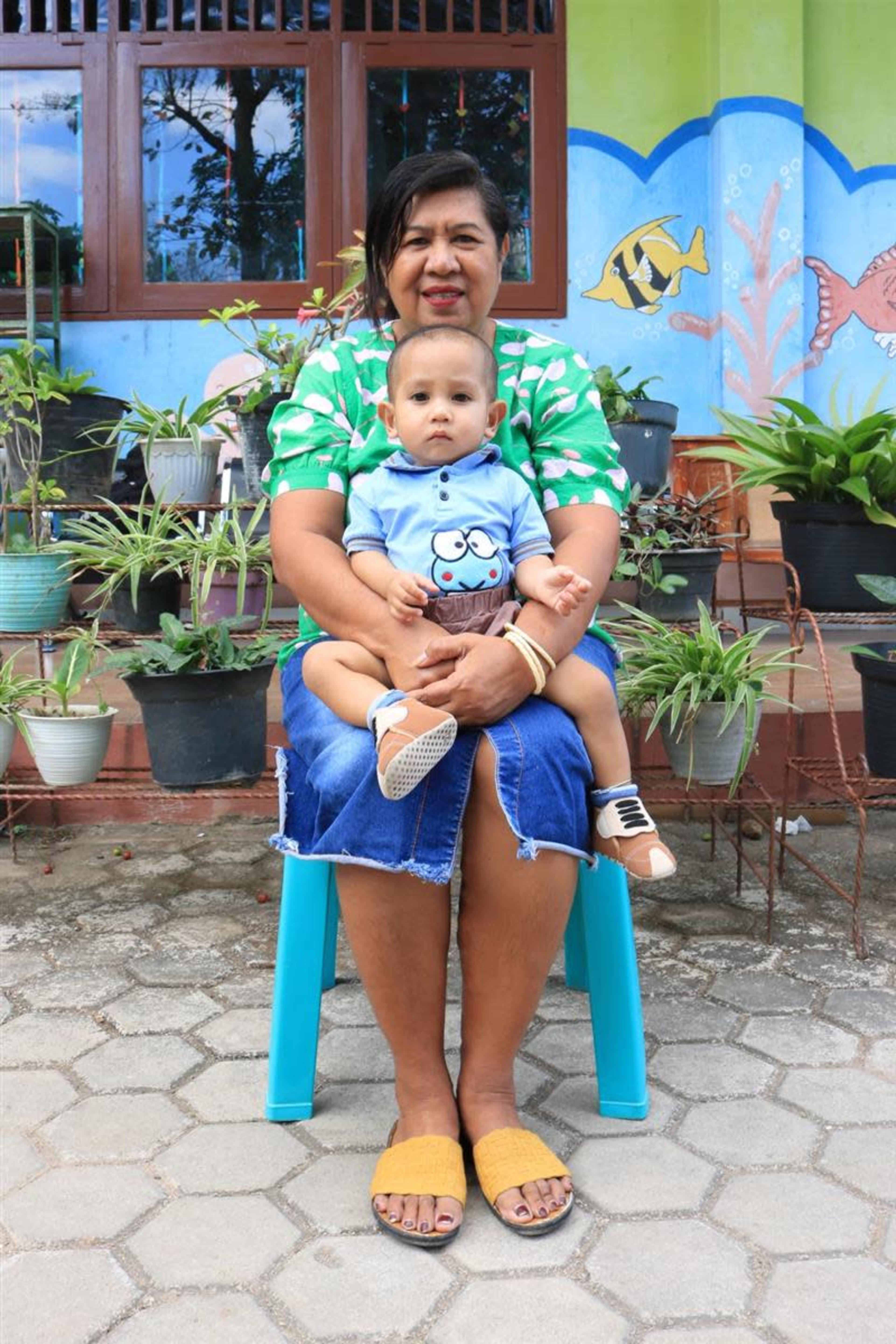 An unsponsored boy named Darrel from Indonesia who has waited 392 days for a sponsor.