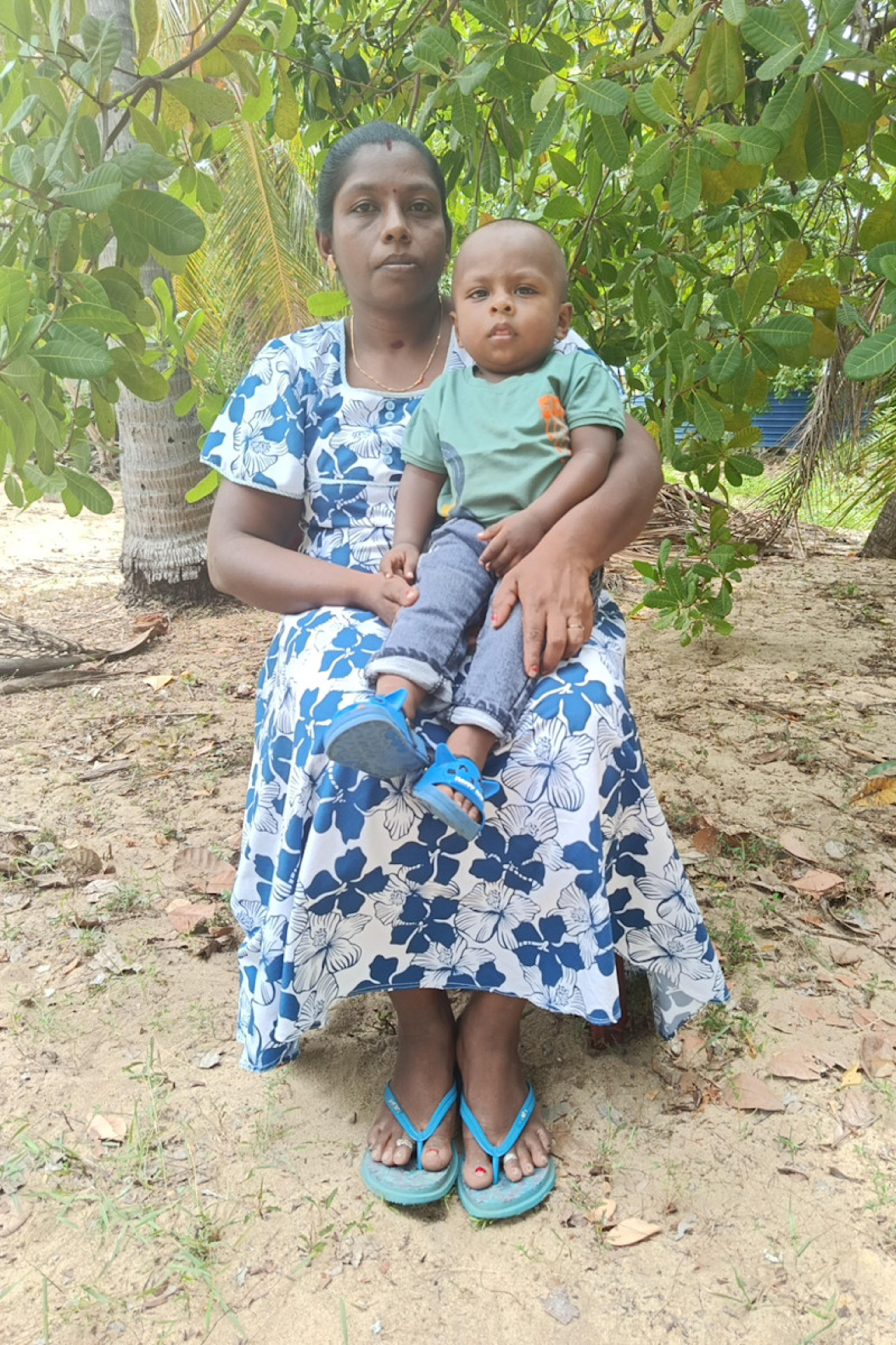 An unsponsored boy named Yutharshan from Sri Lanka who has waited 369 days for a sponsor.