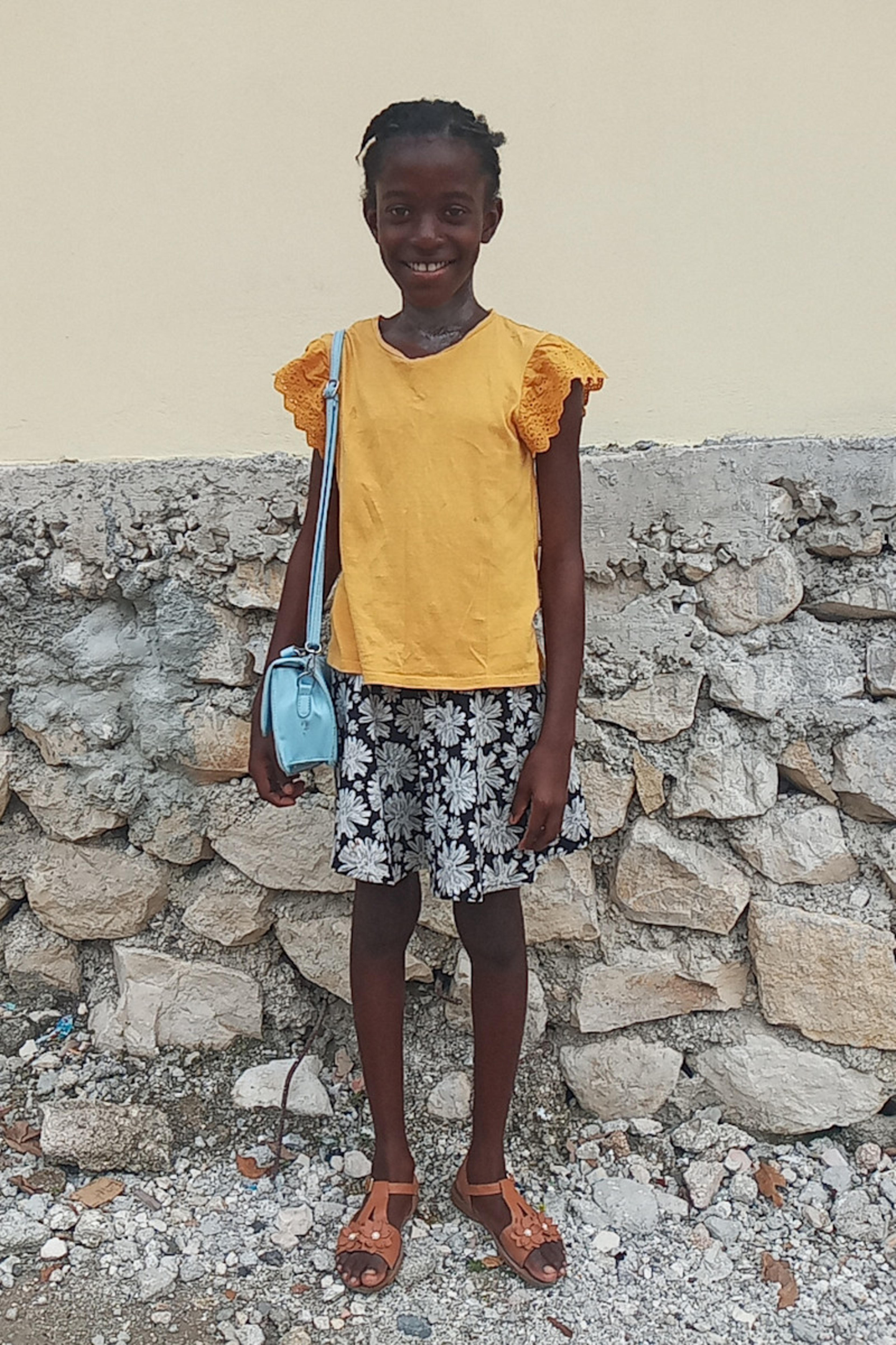An unsponsored girl named Cassandra from Haiti who is vulnerable to exploitation and has waited 469 days for a sponsor.