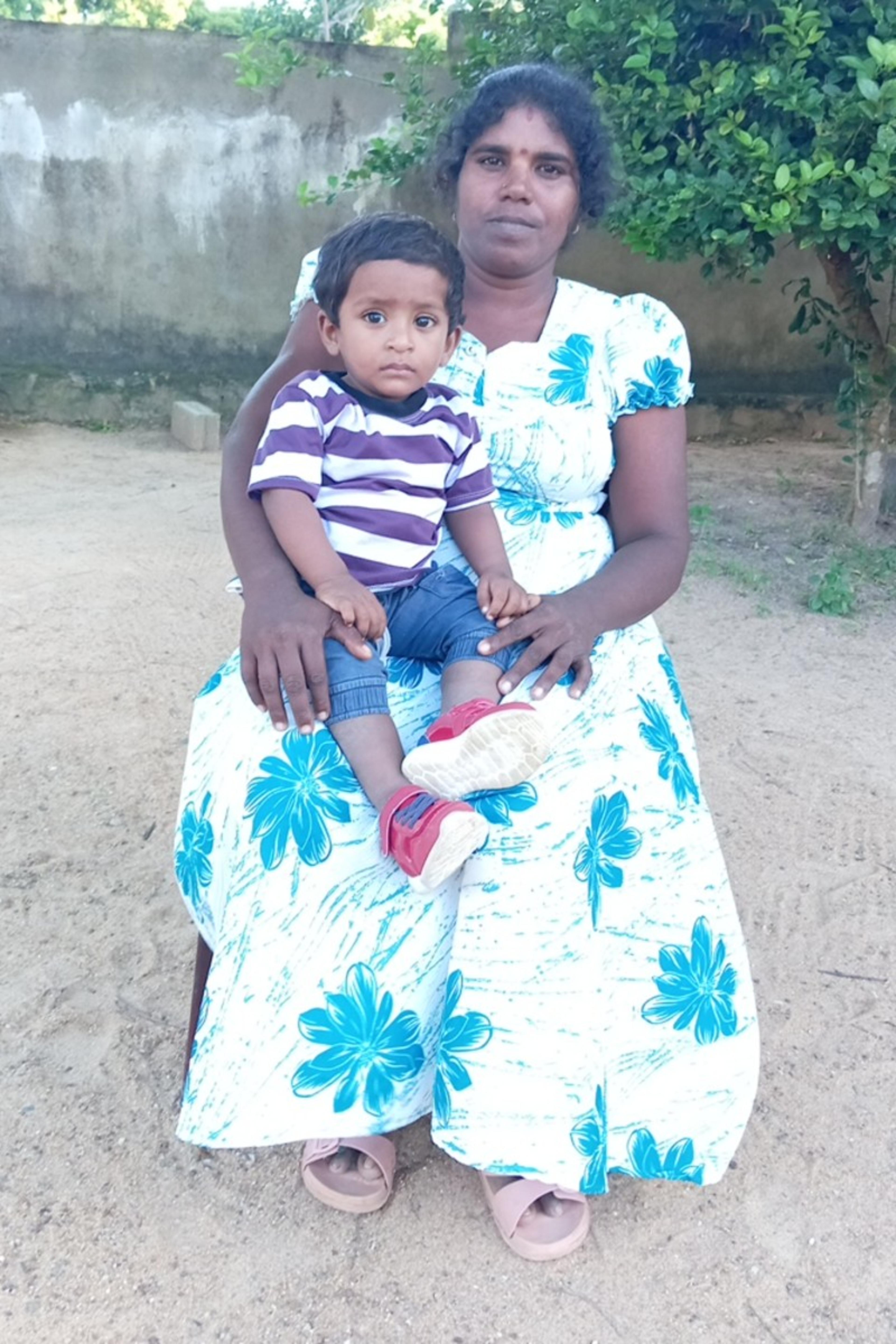 An unsponsored boy named Ramsan from Sri Lanka who has waited 386 days for a sponsor.