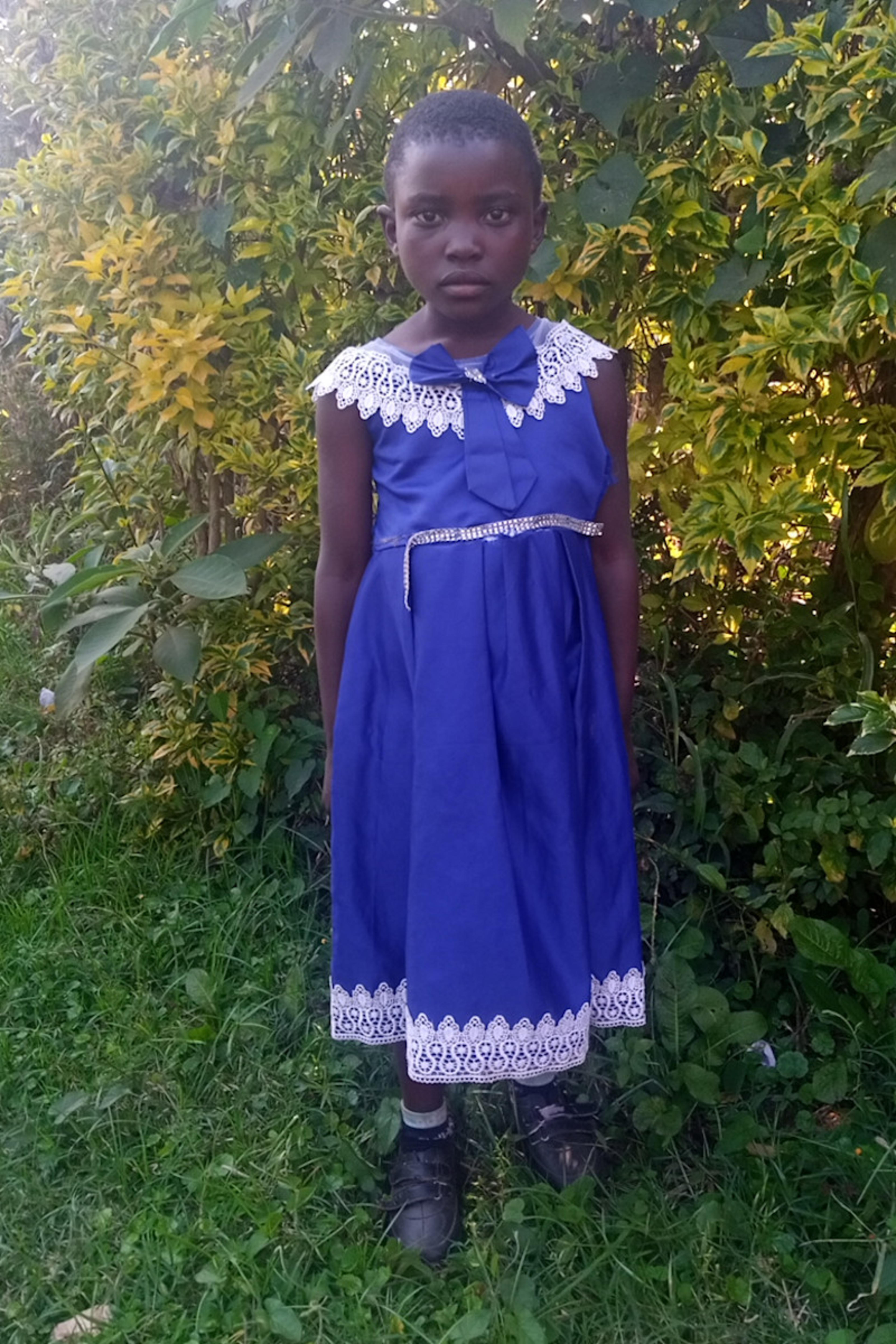 An unsponsored girl named Surprise from Uganda who lives in an AIDS-affected area, is vulnerable to exploitation and has waited 580 days for a sponsor.