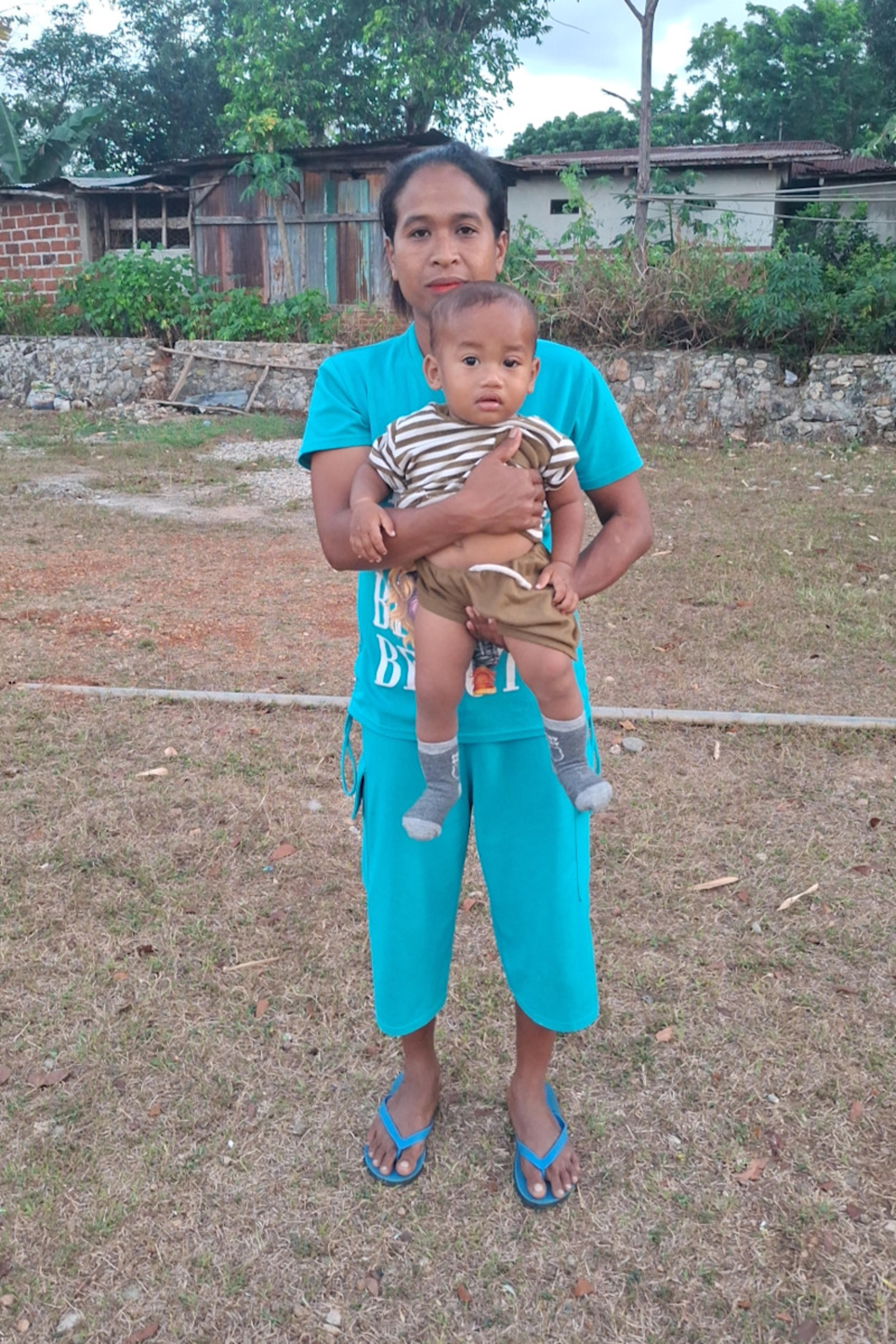 An unsponsored boy named Sandyago from Indonesia who has waited 366 days for a sponsor.