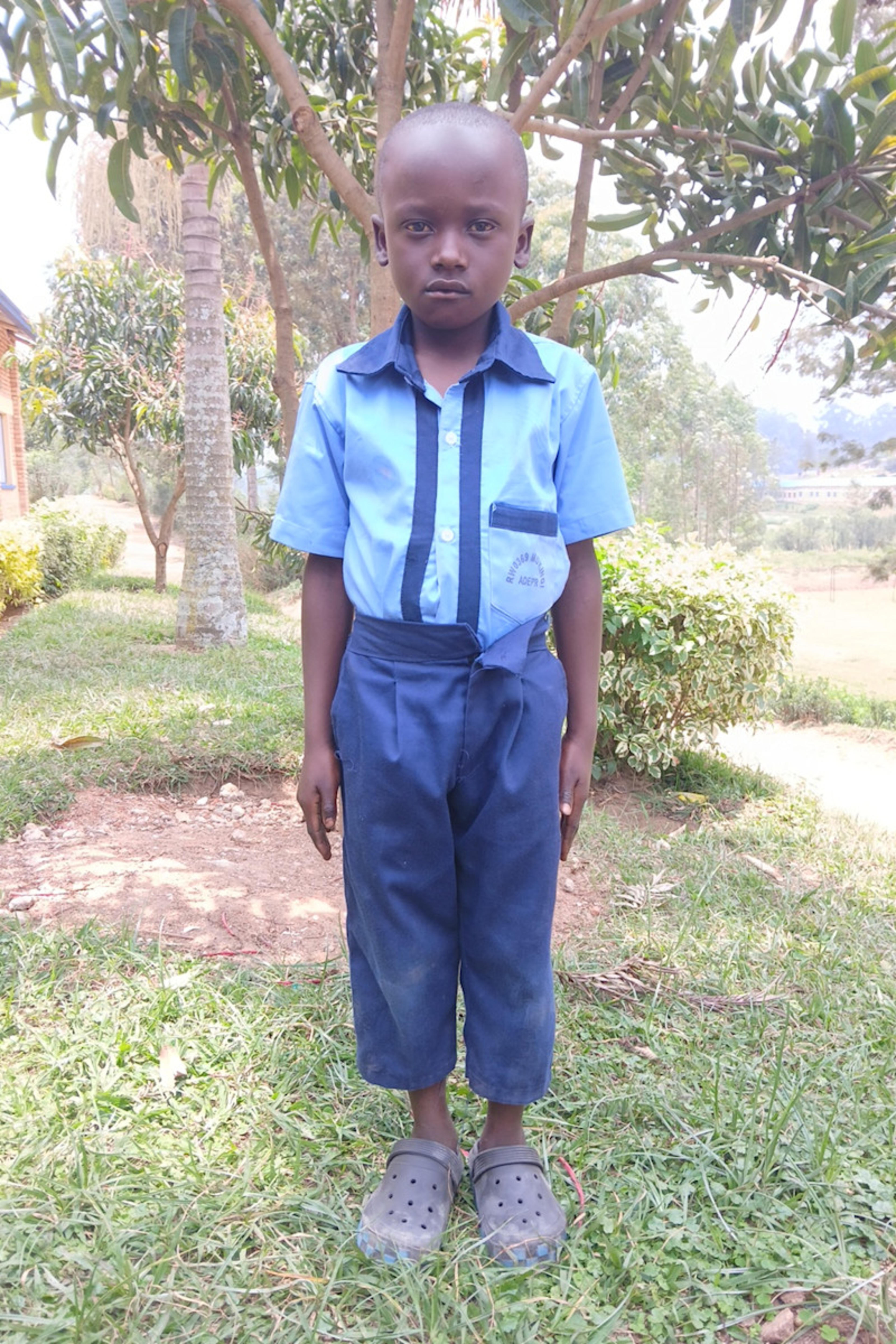 An unsponsored boy named Nishimwe from Rwanda who lives in an AIDS-affected area, is vulnerable to exploitation and has waited 369 days for a sponsor.