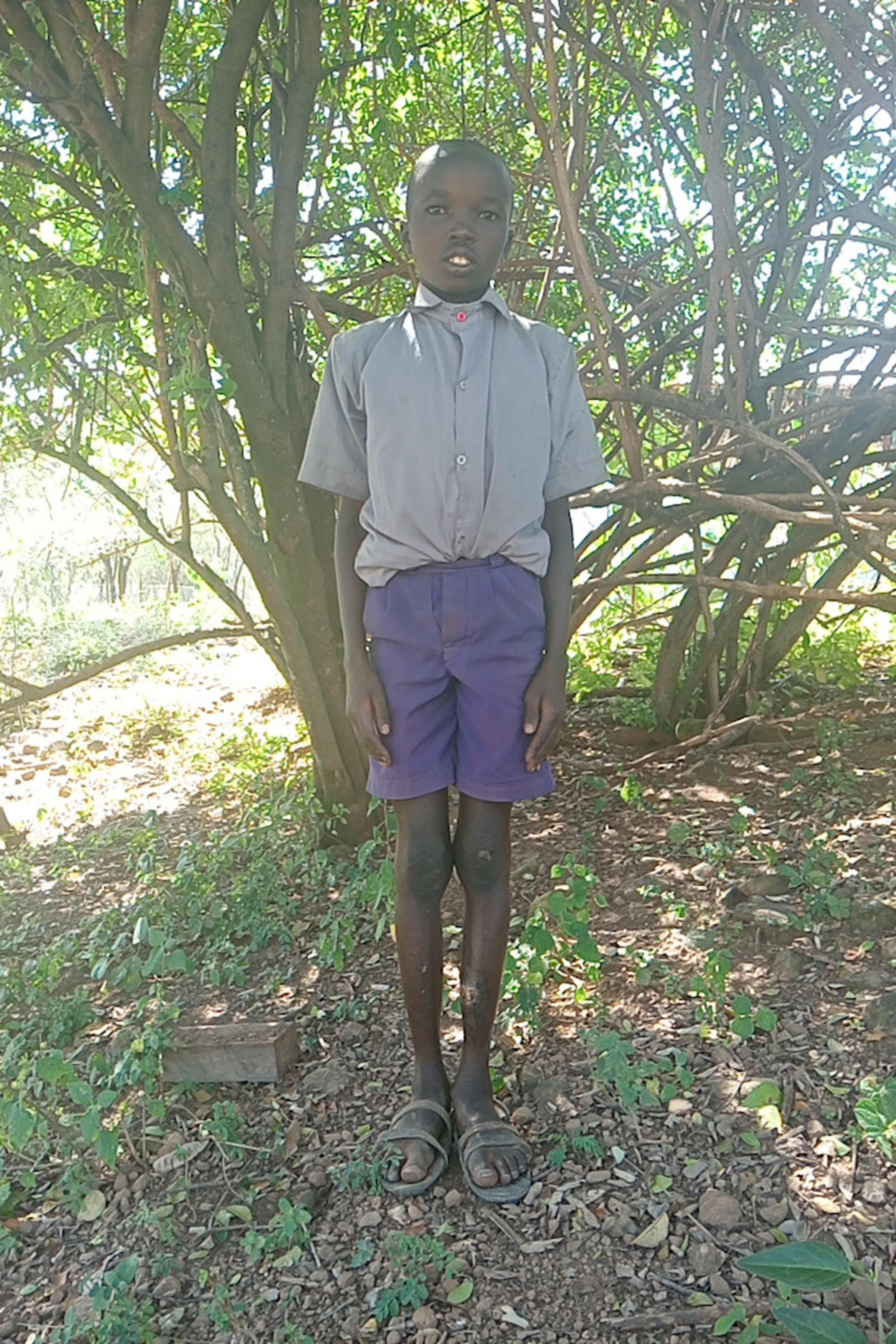 An unsponsored boy named Sapan from Kenya who lives in an AIDS-affected area and has waited 351 days for a sponsor.